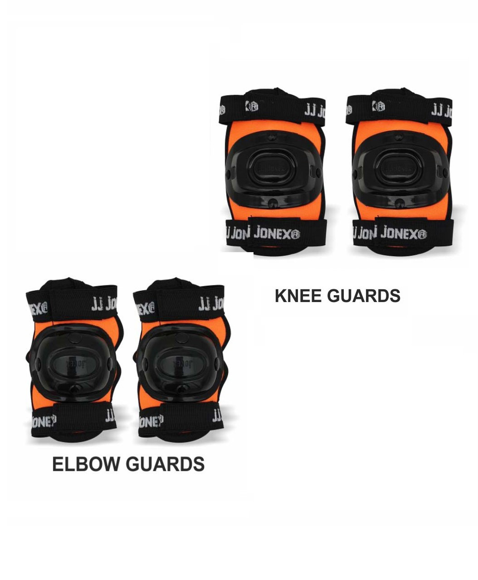 JJ Jonex Protective Elbow and Knee Guard - Orange-image-7