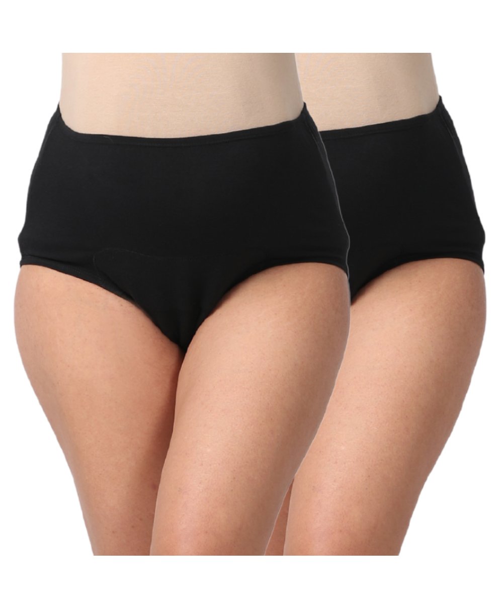 Morph Pack Of 2 Post Delivery Period Panties - Black-picture-24