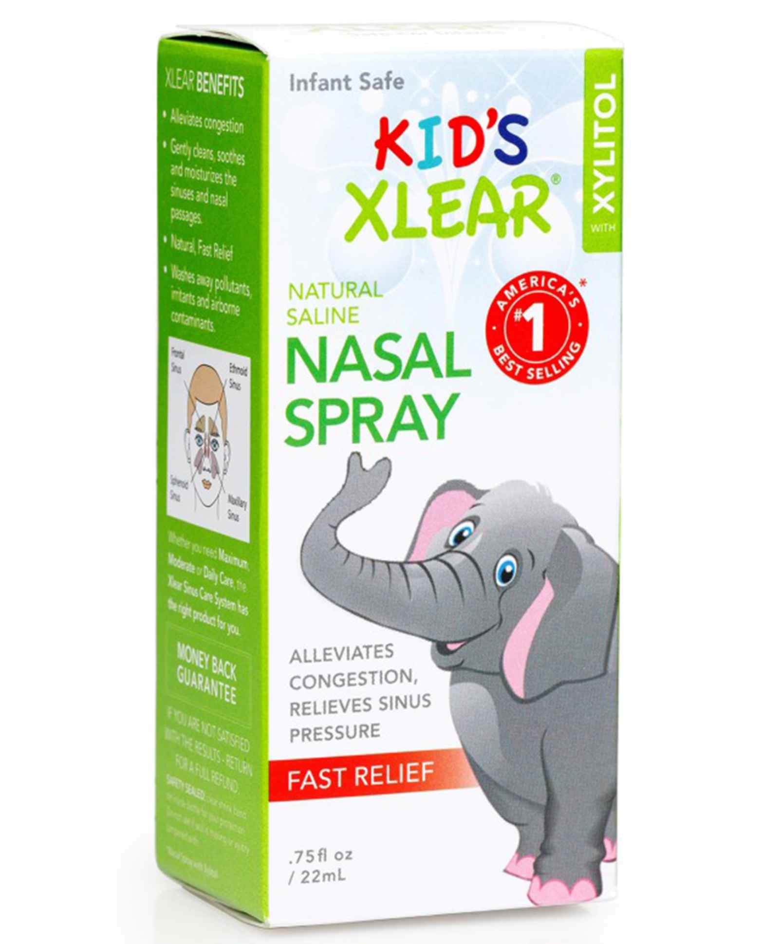 Xlear Kids Natural Xylitol Saline Nasal Spray for allergies - 22ml-image-35