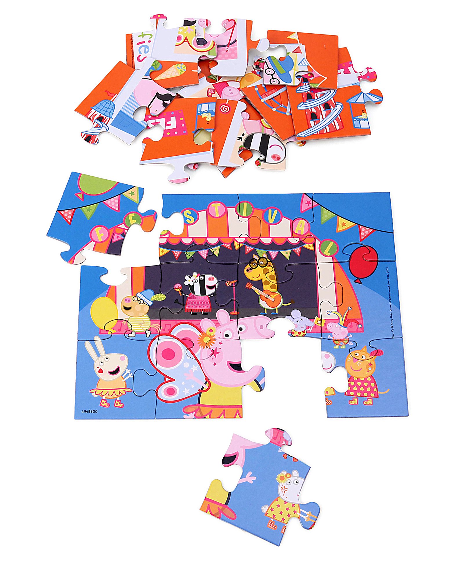 funskool Peppa's Pig Celebration Time 2 in 1 Puzzle - 24 Pieces-picture-25