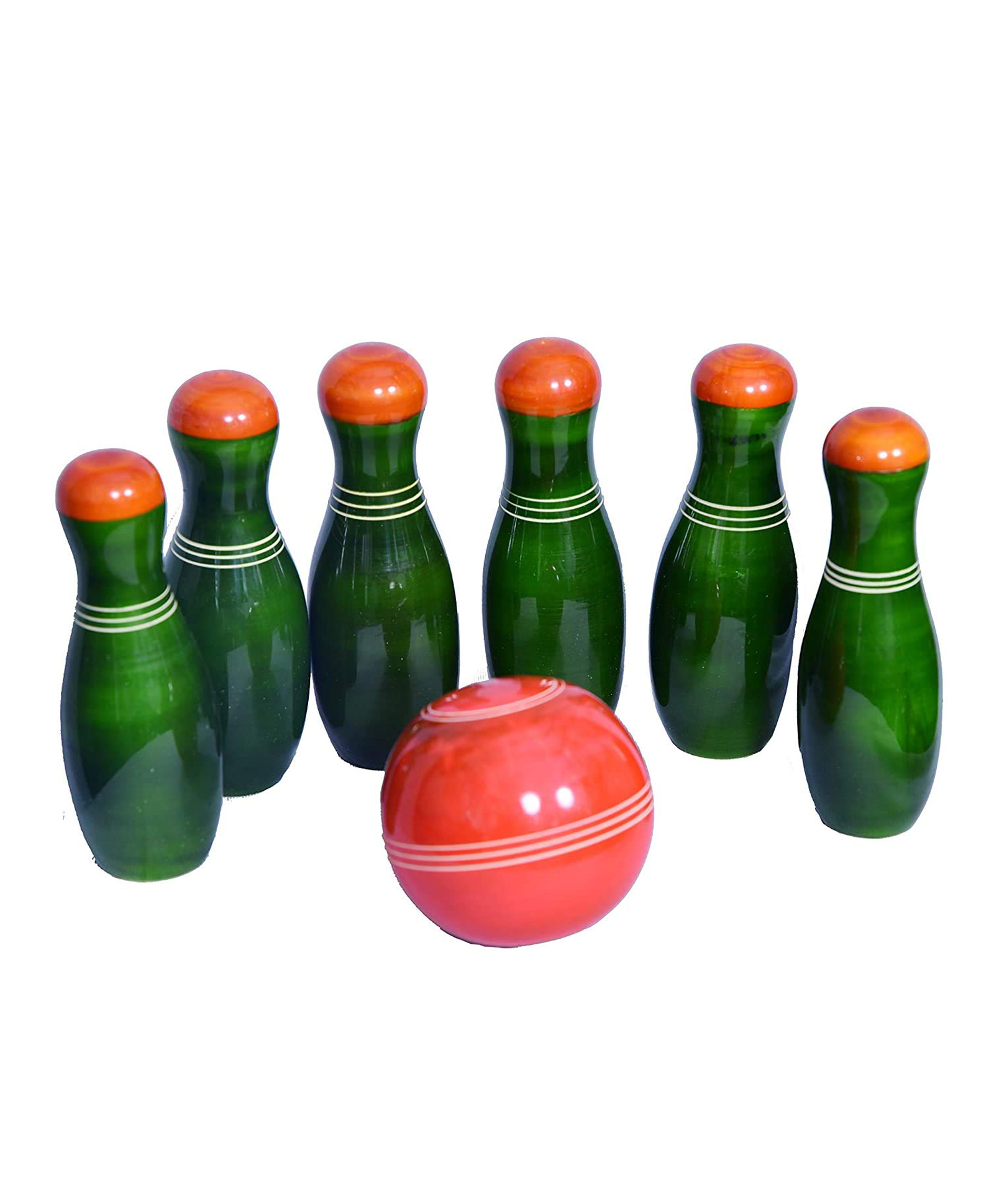 Smartcraft Wooden Bowling Set Of 7 - Multicolor-picture-10
