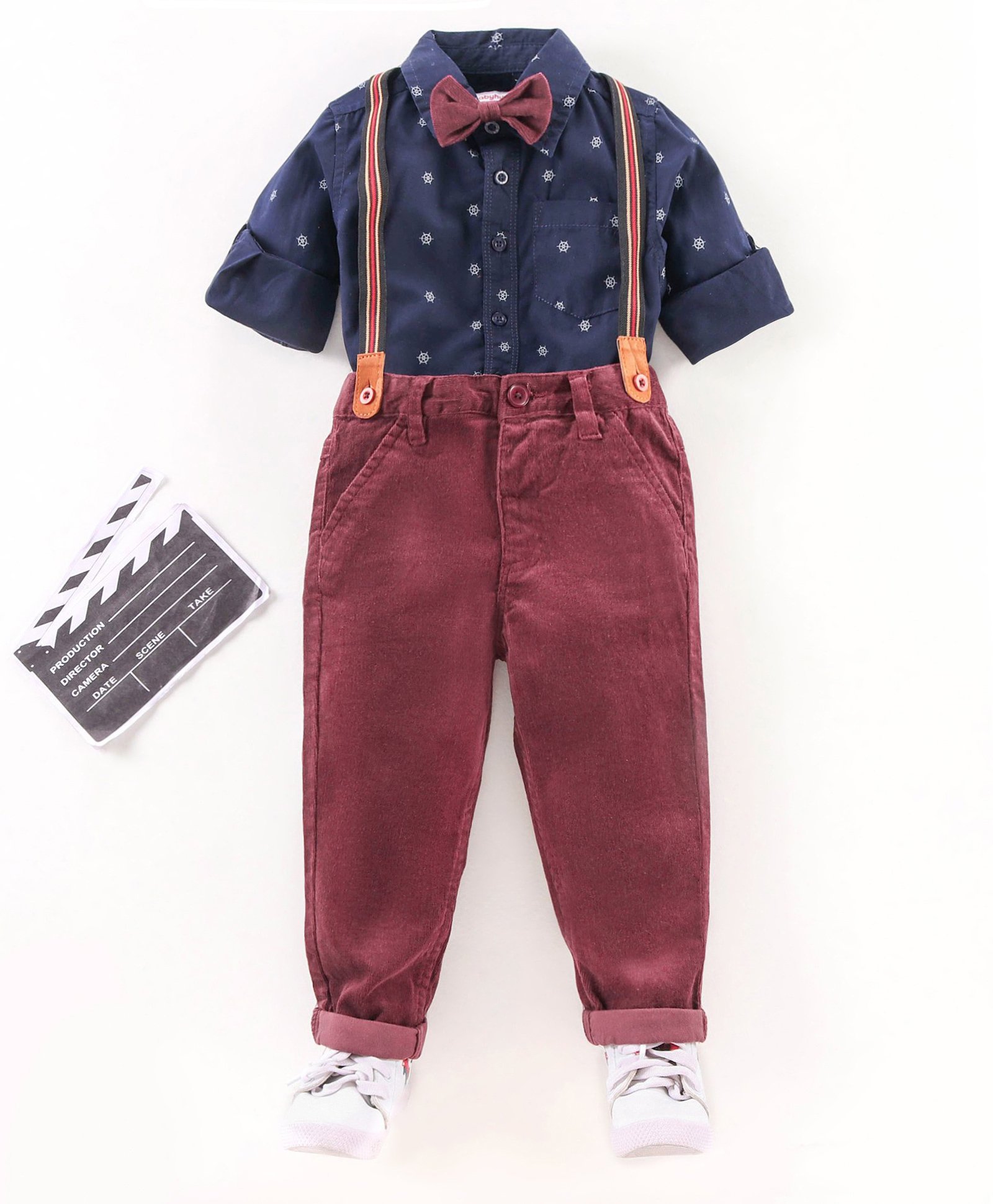 Sleeves Printed Shirt \u0026 Denim Jeans 
