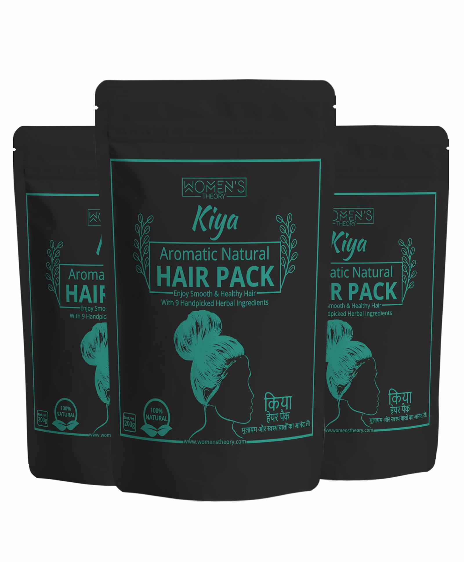 Women's Theory Hair Pack Powder Pack of 3 - 200 gm Each Online in India,  Buy at Best Price from  - 9621821