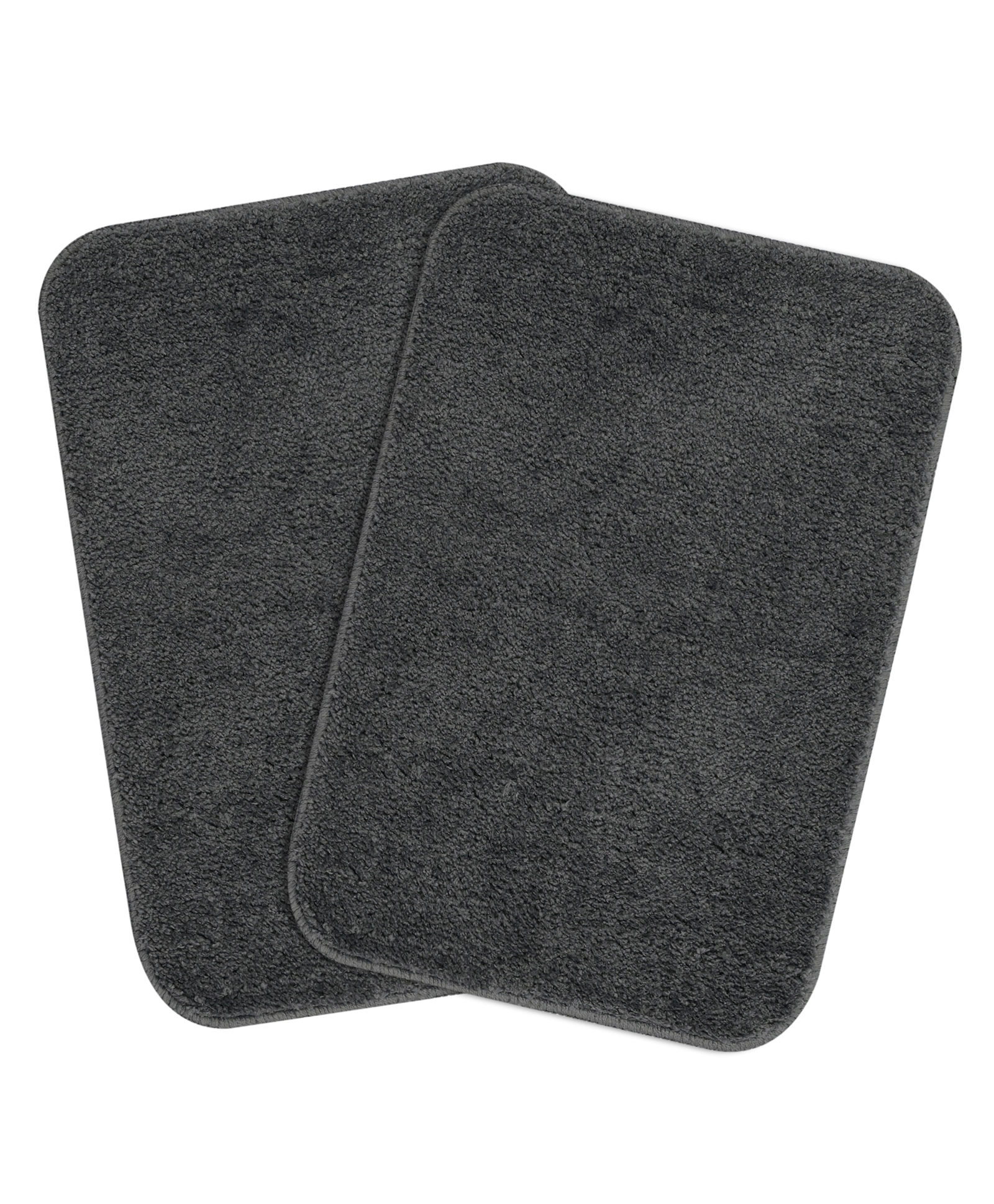 Saral Home Anti Skid Microfiber Bath Mat Pack of 2 - Grey-picture-34