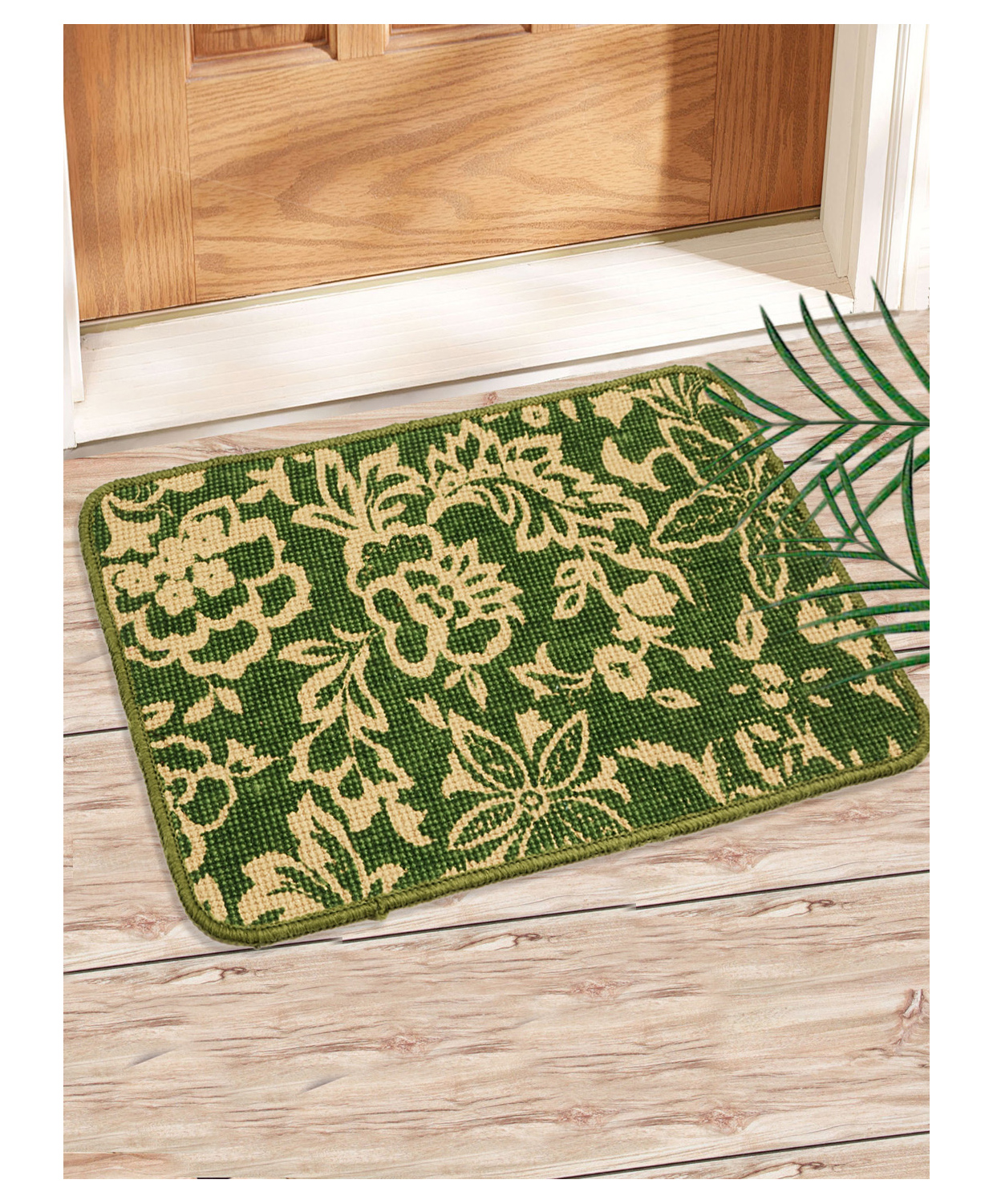 Saral Home Jute Printed Door Mat - Red-image-45