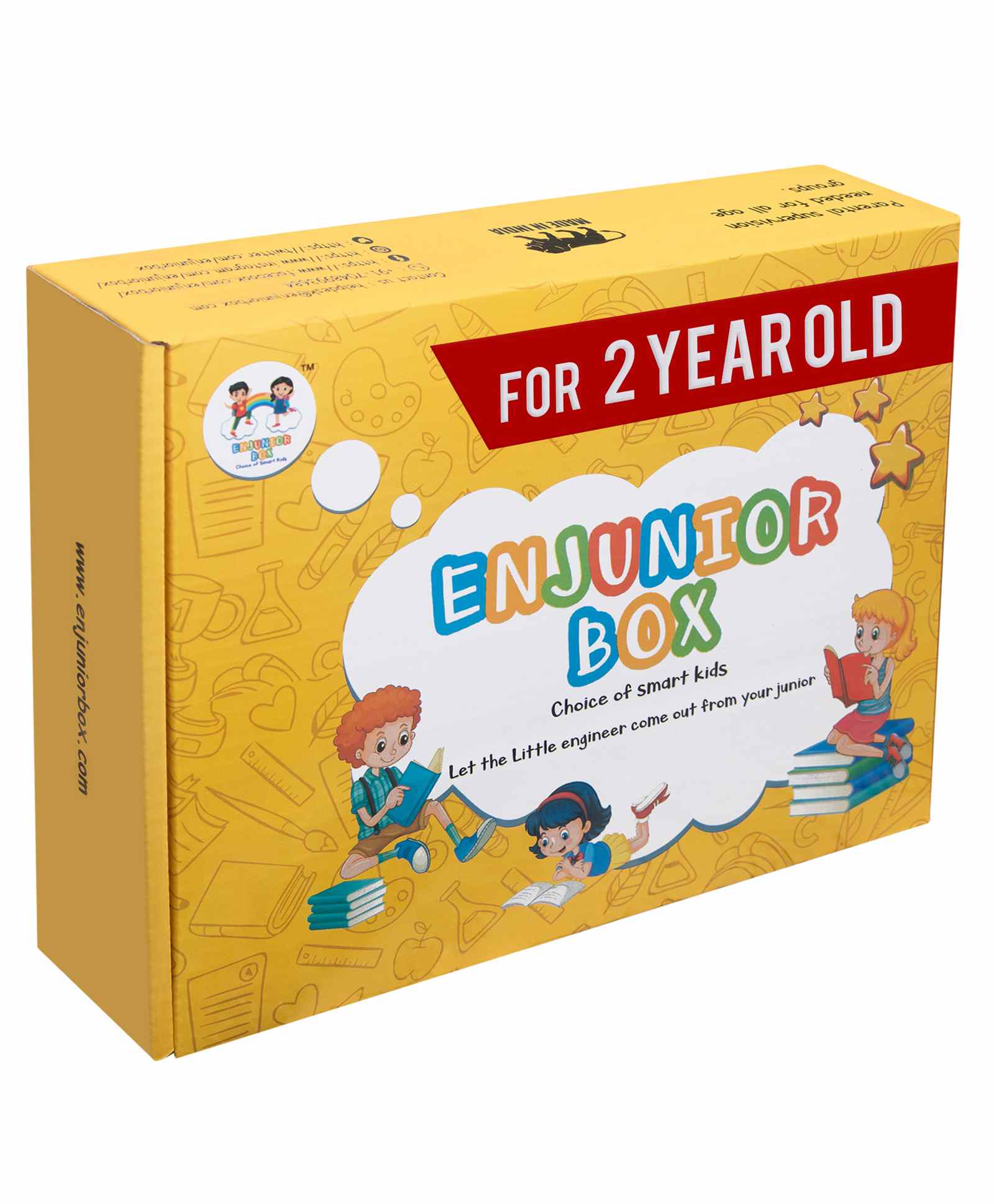 Enjunior Box Educational Activity Game With Coloring Kit - Yellow-picture-26