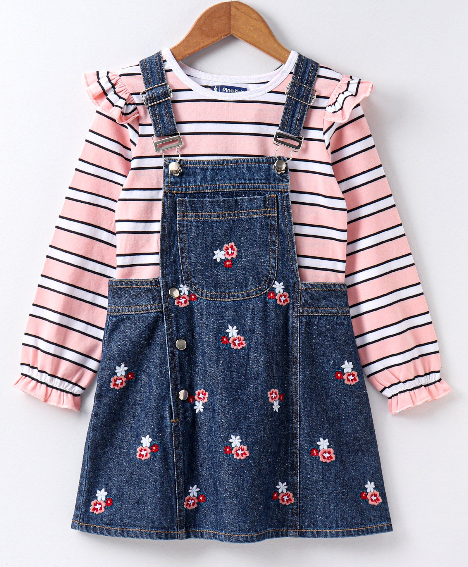 dungaree style frock