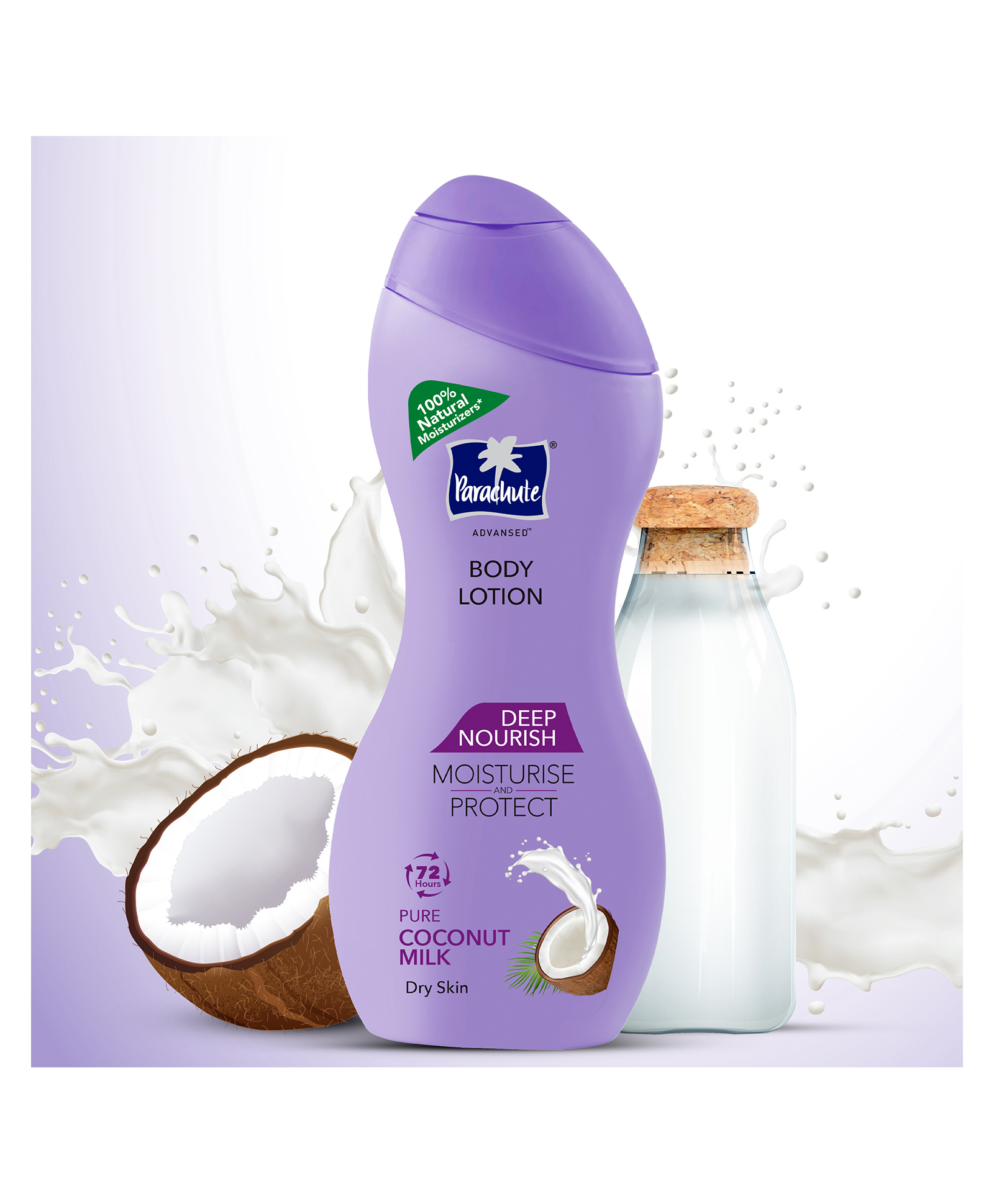 parachute advanced Parachute Advansed Deep Nourish Body Lotion With Pure Coconut Milk - 250 ml-picture-15