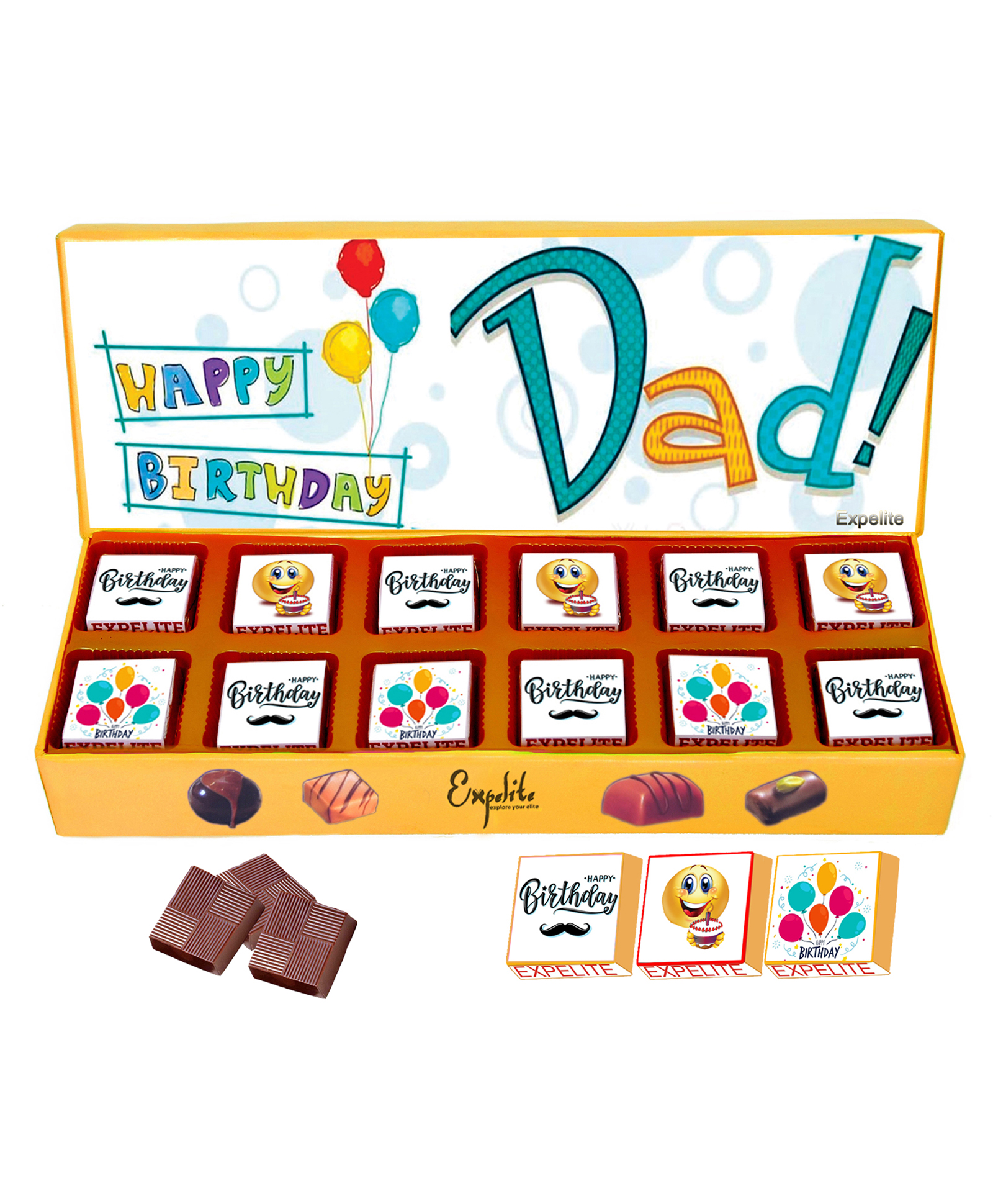 Expelite Chocolate Birthday Gift - 400 gm-image-45