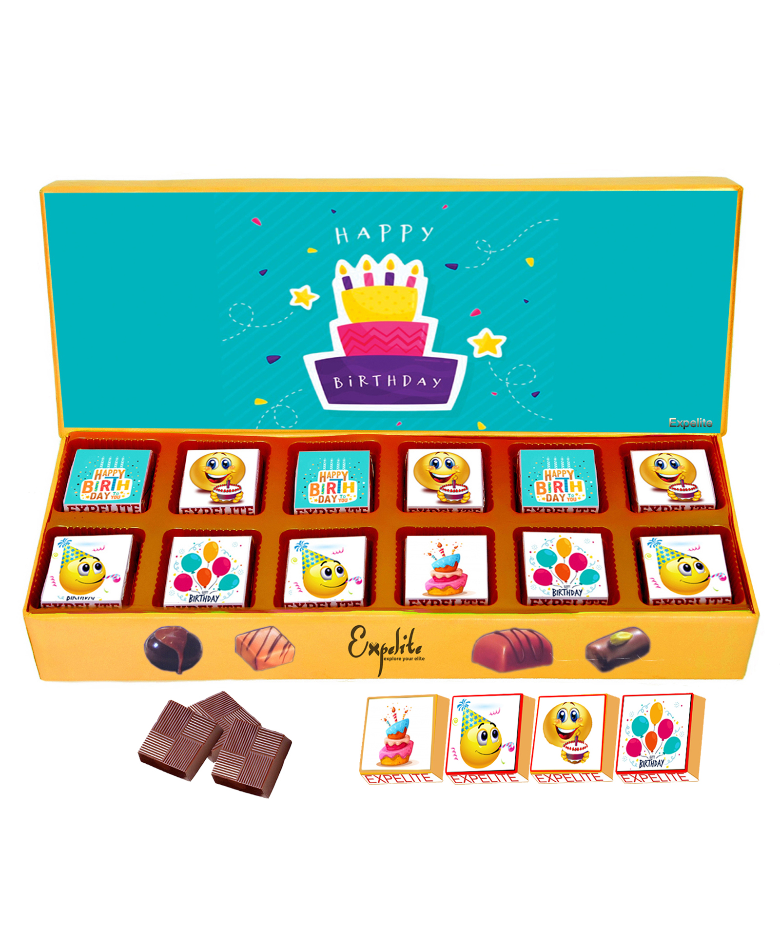 Expelite Chocolate Birthday Gift - 400 gm-image-47