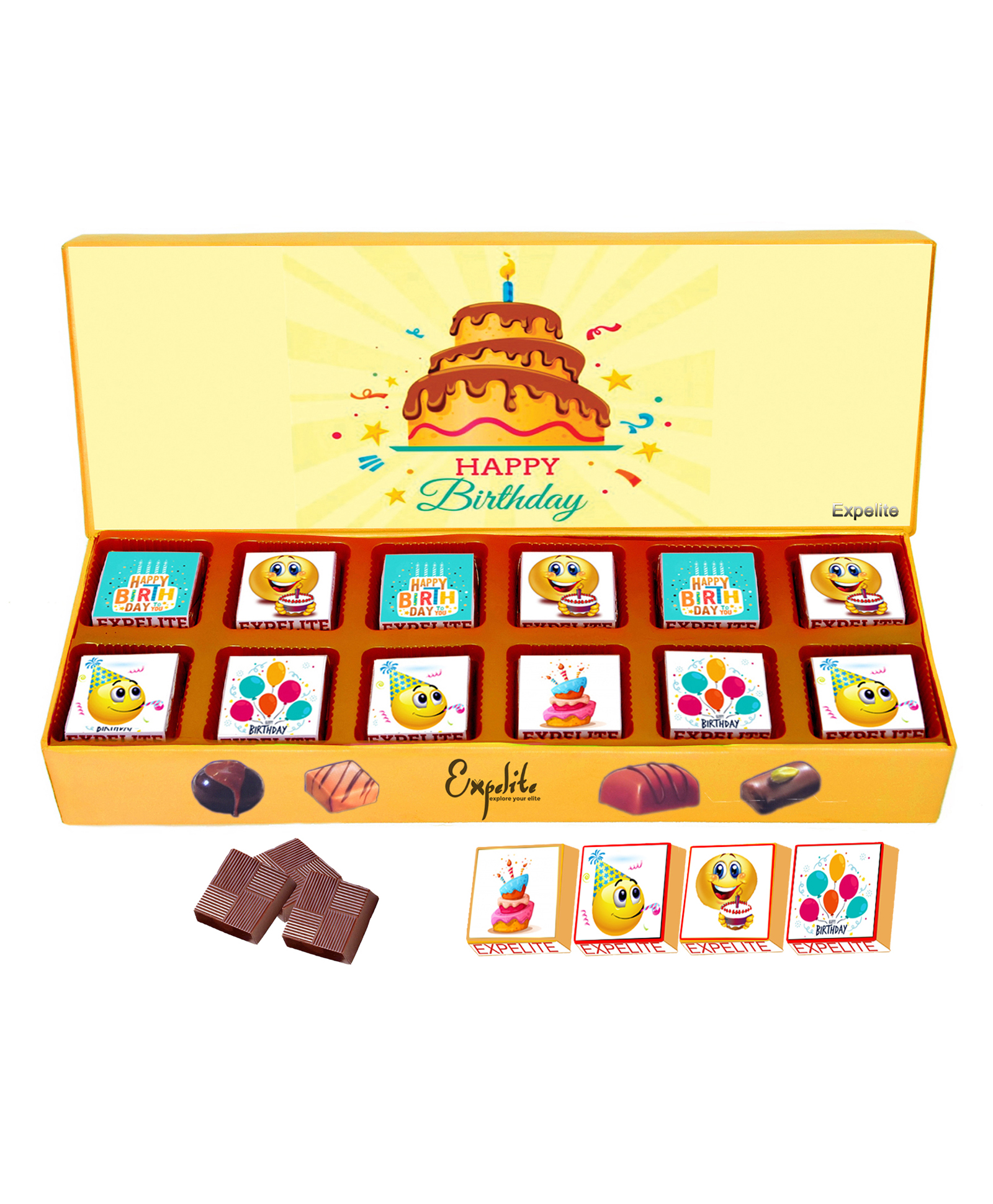 Expelite Chocolate Birthday Gift - 400 gm-image-48
