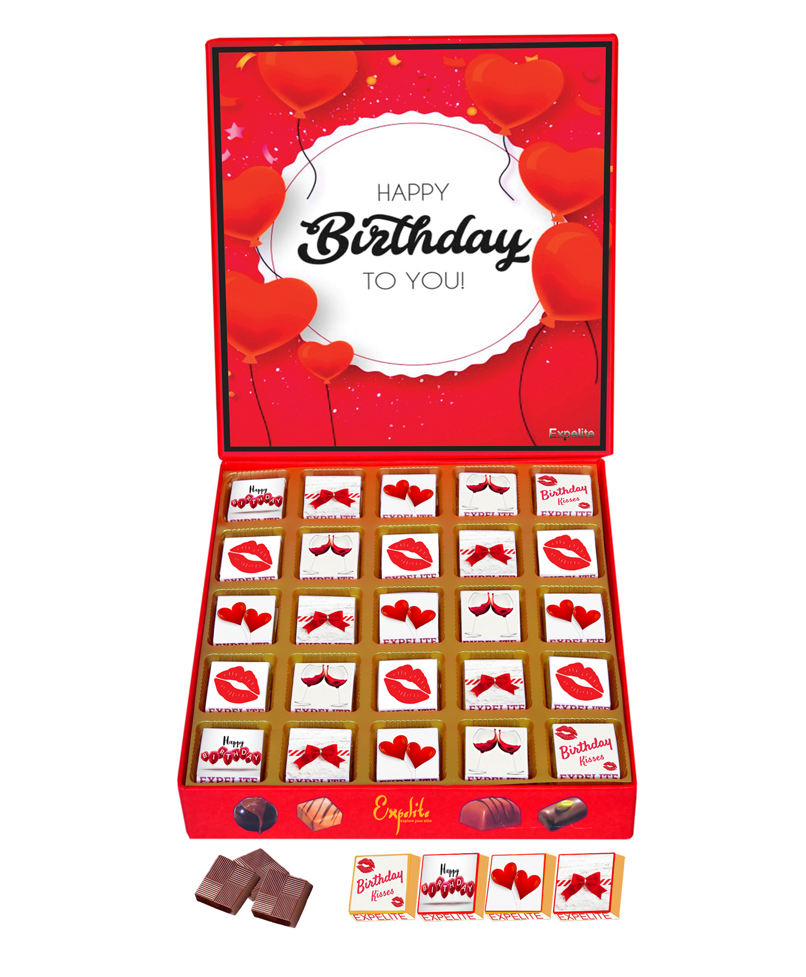 Expelite Chocolate Birthday Gift - 700 gm-image-49