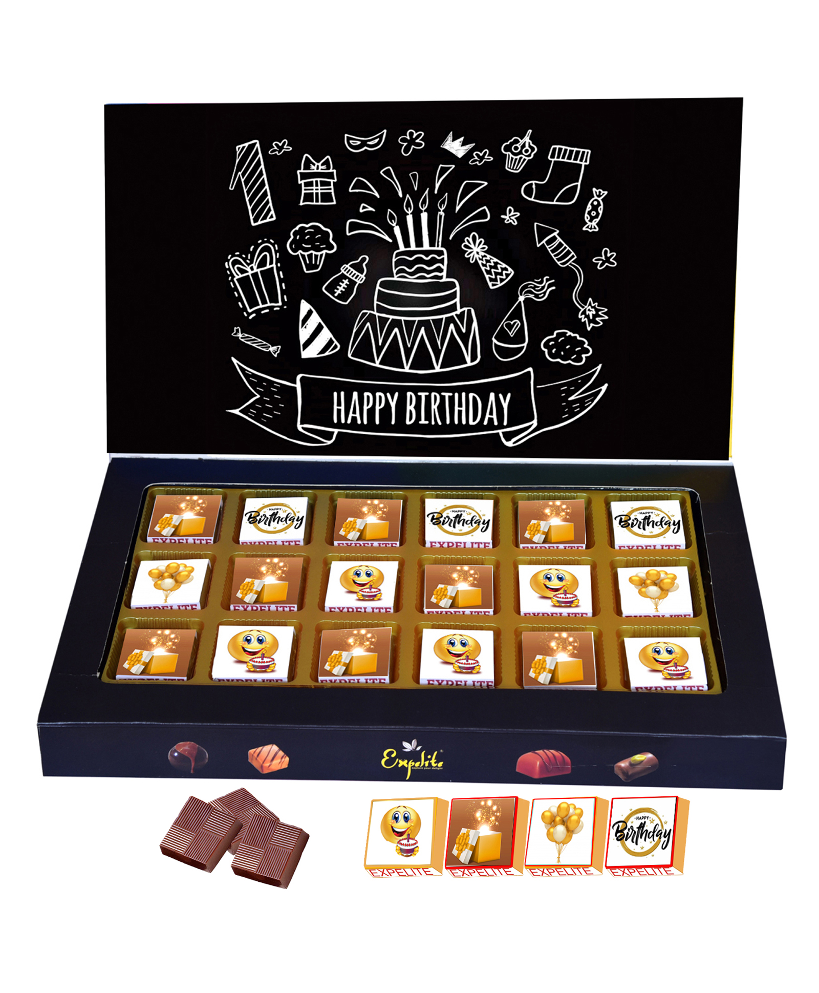 Expelite Happy Birthday Chocolate Box -500 gm-image-27