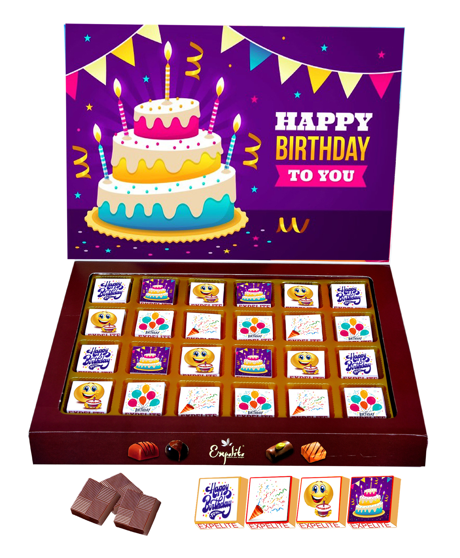 Expelite Chocolate Birthday Gift Pack - 500 gm-image-40