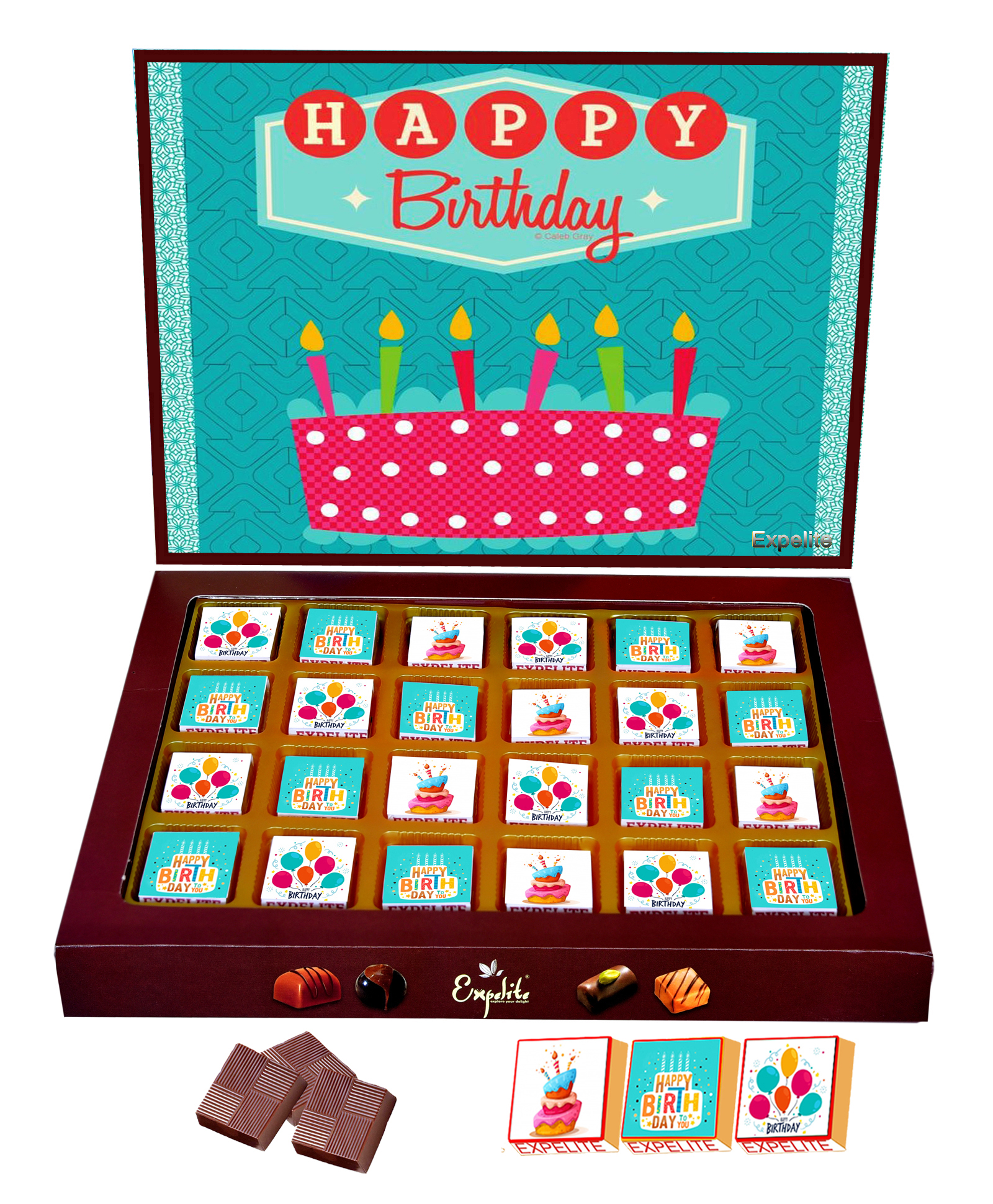 Expelite Chocolate Birthday Gift Pack - 500 gm-image-41