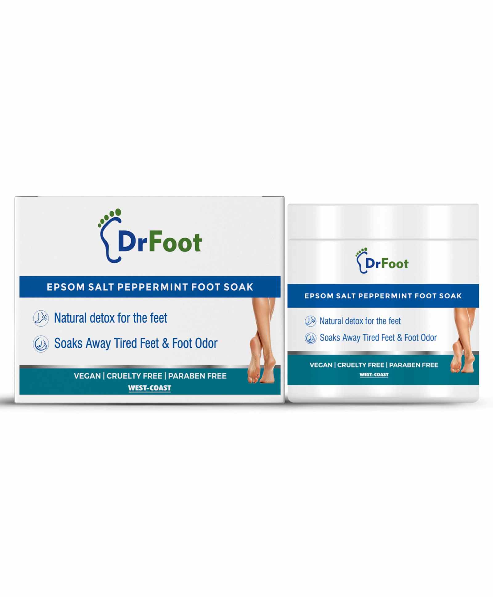 Dr Foot Peppermint Epsom Salt Crystals Foot Soak (Magnesium Sulphate) For Muscle Aches, Pain Relief, Relaxation, Spa Treatment for Bathing and Foot, 200gm-image-6