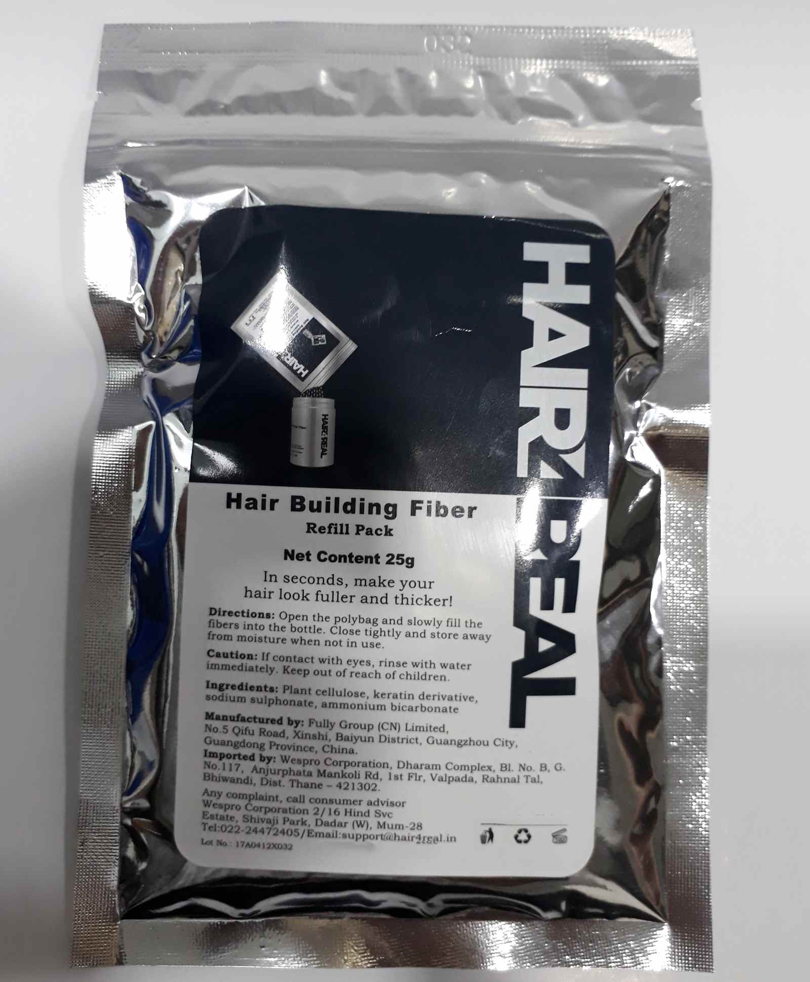 Hair4Real Dark Brown Color Hair Building Fibre - 25 gm Online in India, Buy at Best Price from - 9665521 Hair4Real Dark Brown Color Hair Building Fibre - 25 gm Online in India, Buy at Best Price from - 9665521