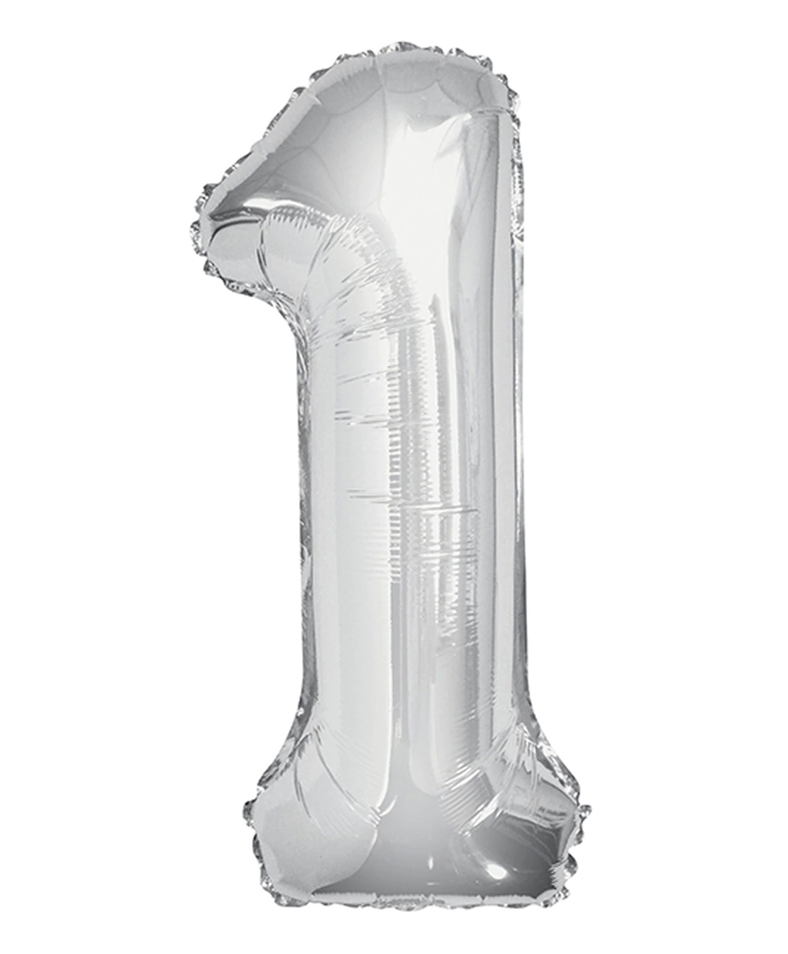 Funcart 1 Number Foil Balloon - Silver-image-38