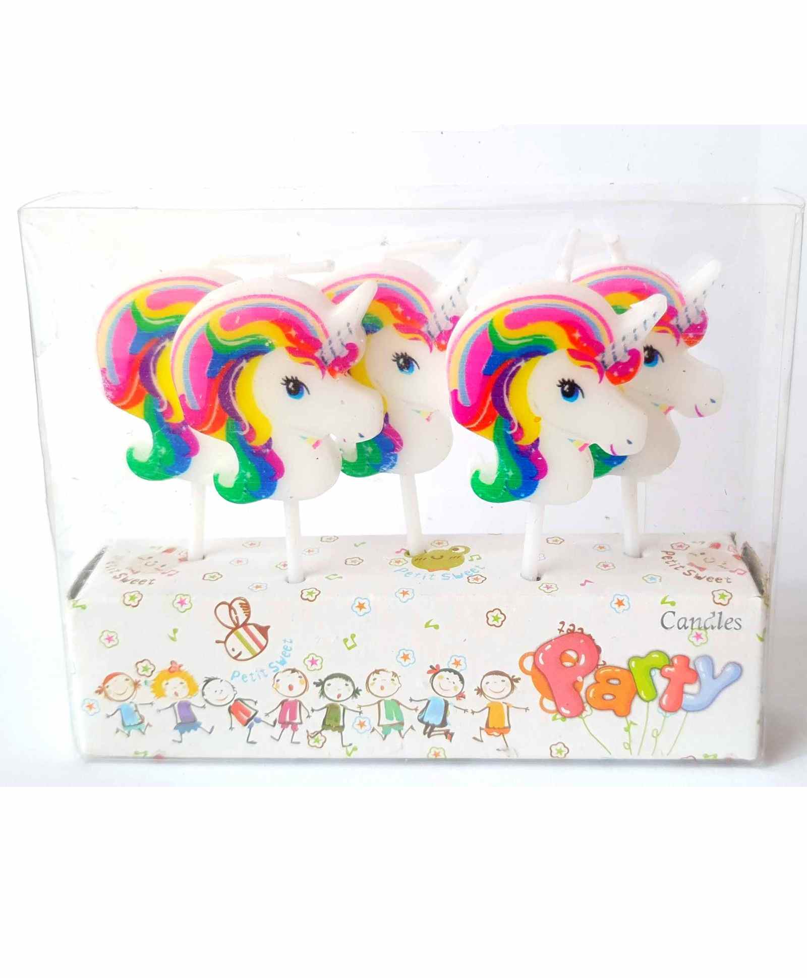 FuncartUnicorn Theme Cake Candle - Pack of 5-image-4