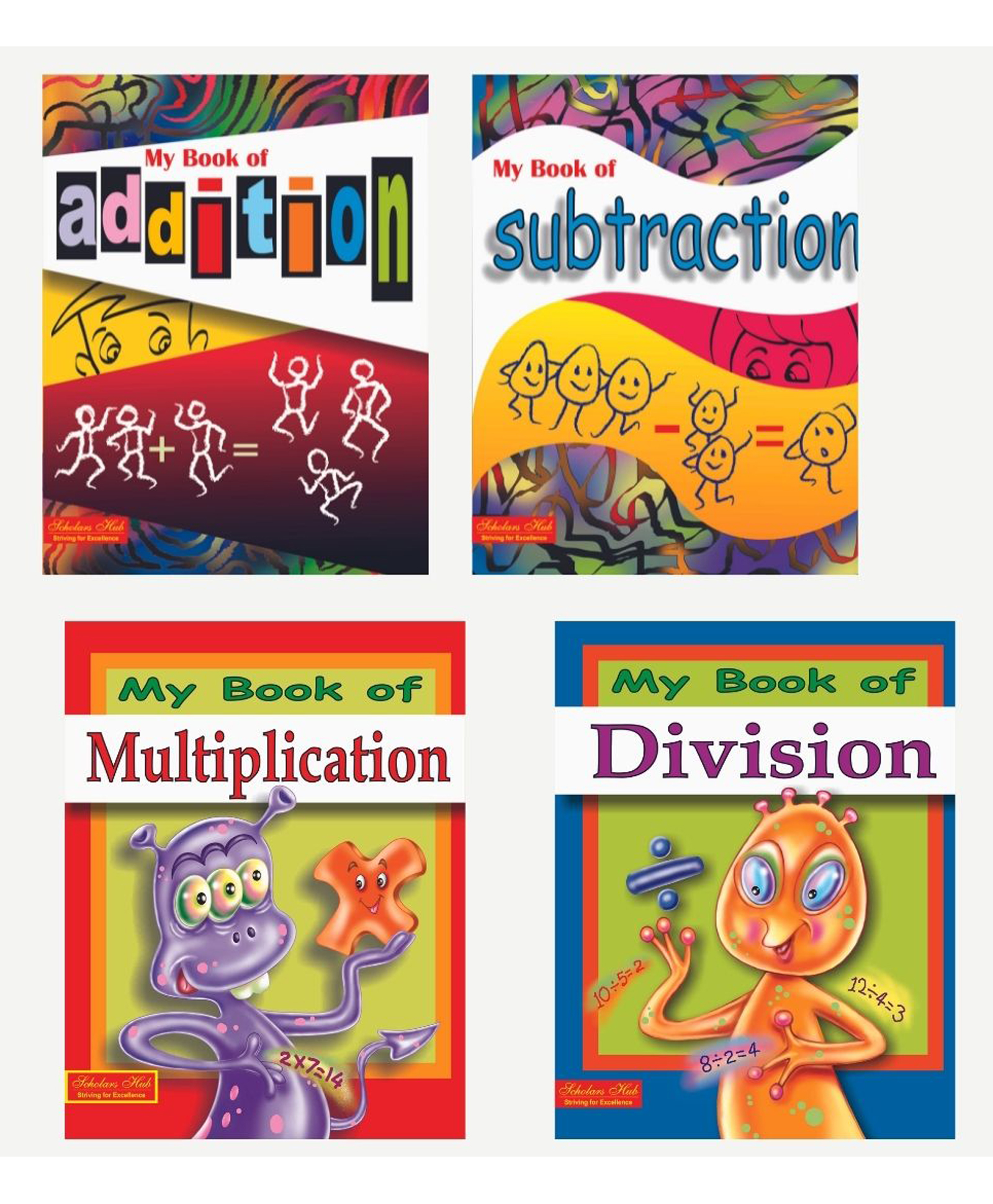 My Book of Addition Subtraction Multiplication Division Pack of 4 - English-image-7