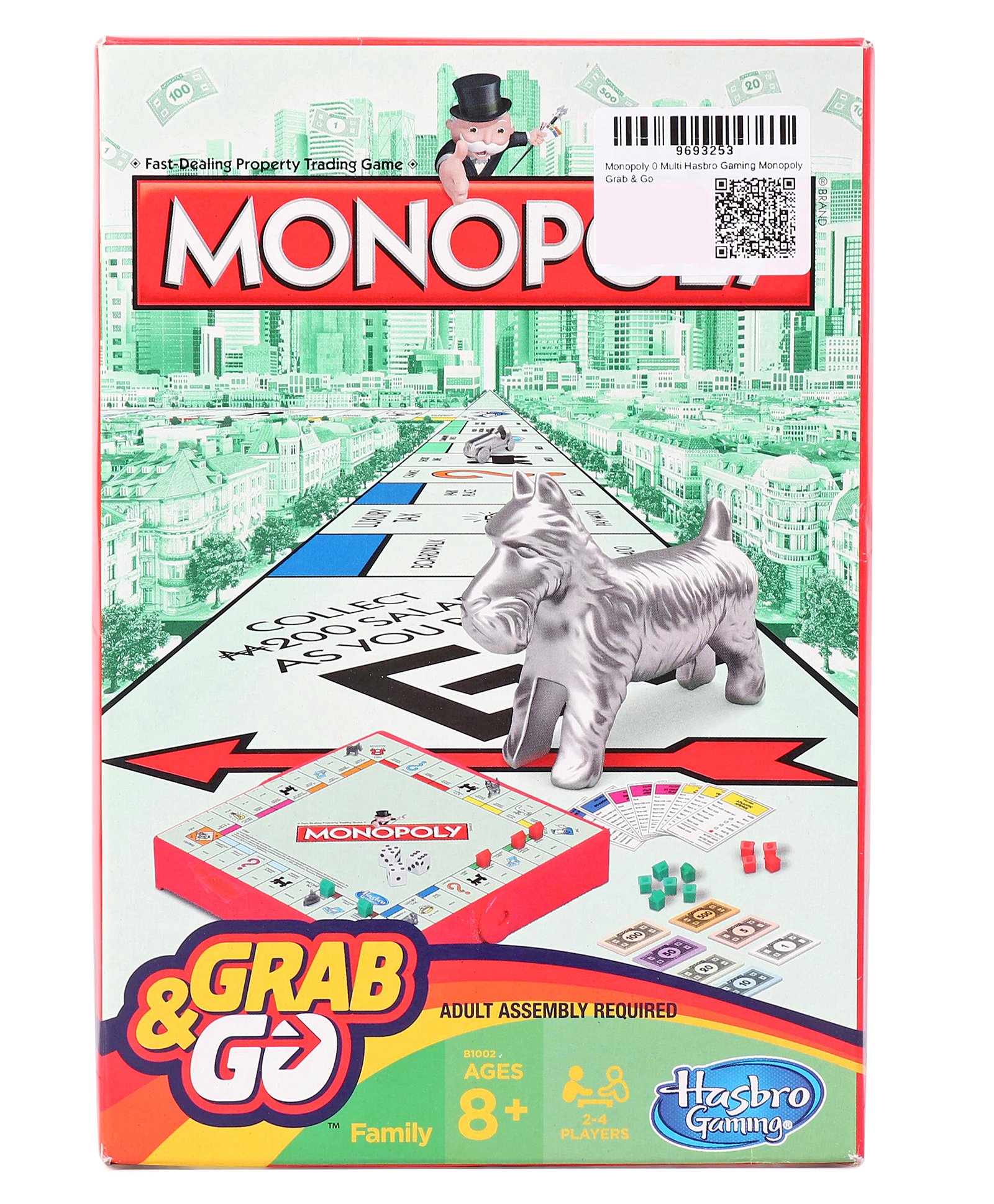 Monopoly Grab and Go Board Game NIP Travel size 