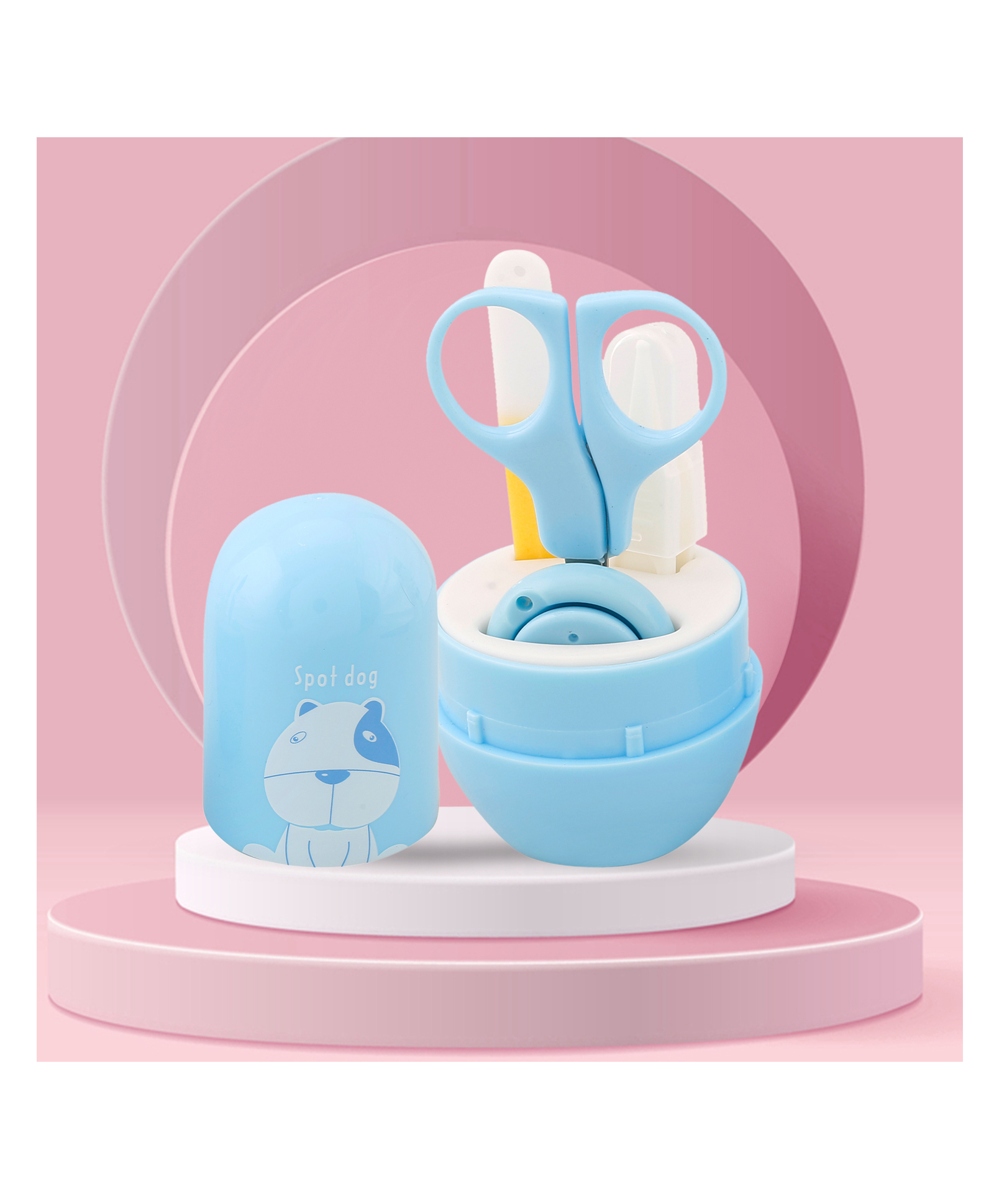 Baby Moo Dalmation Nail Clipper Set - Blue-picture-39