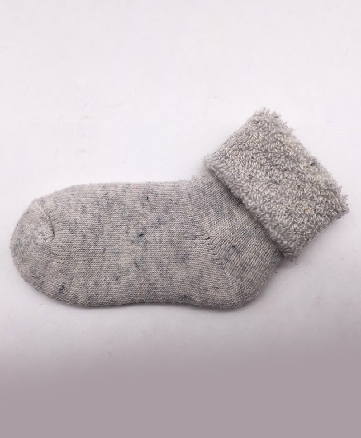 Flaunt Chic Solid Colour Winter Socks - Grey-image-27