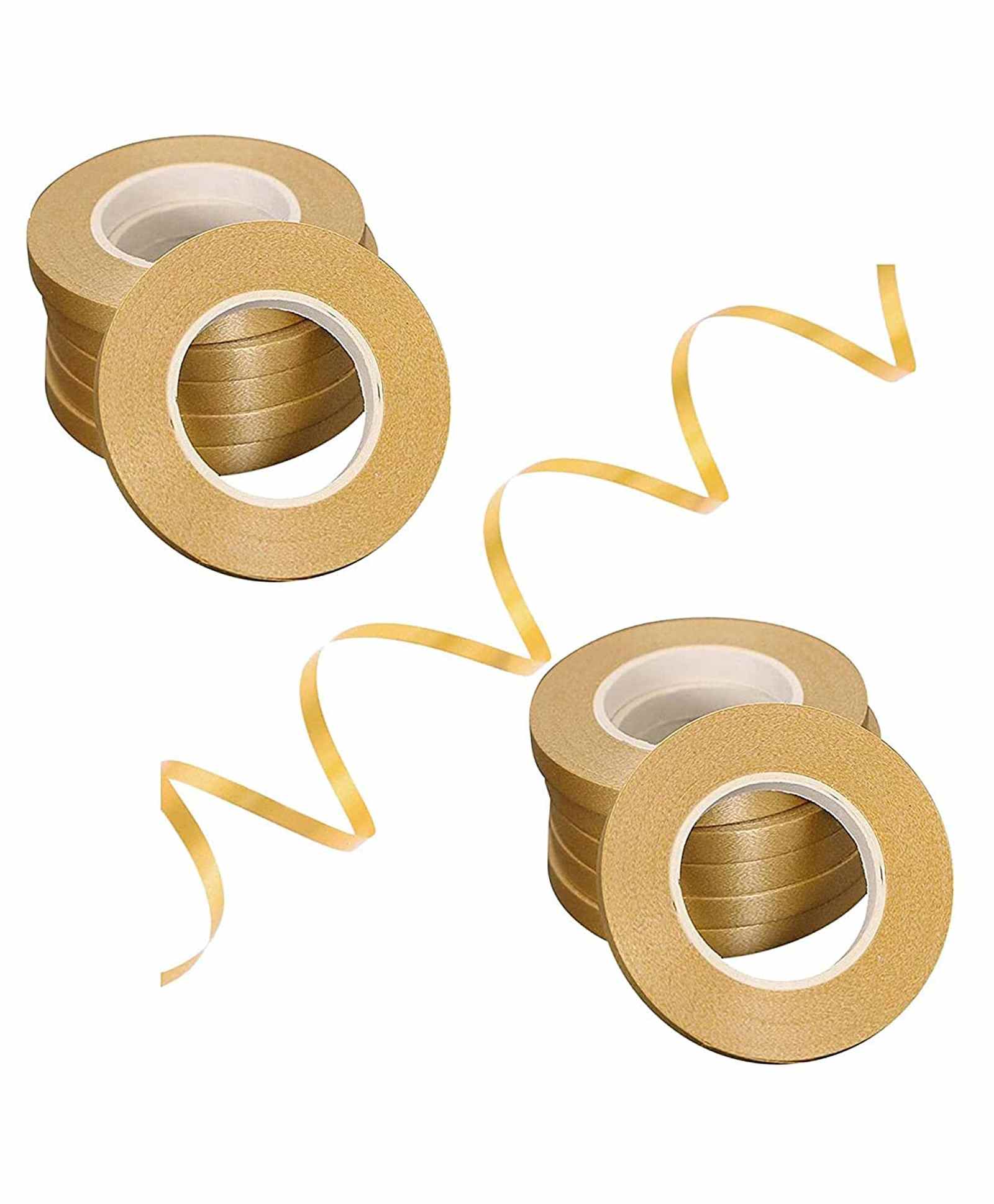 Zyozi Curling Balloon Ribbons Gold Pack Of 6 Online In India Buy At Best Price From Firstcry Com