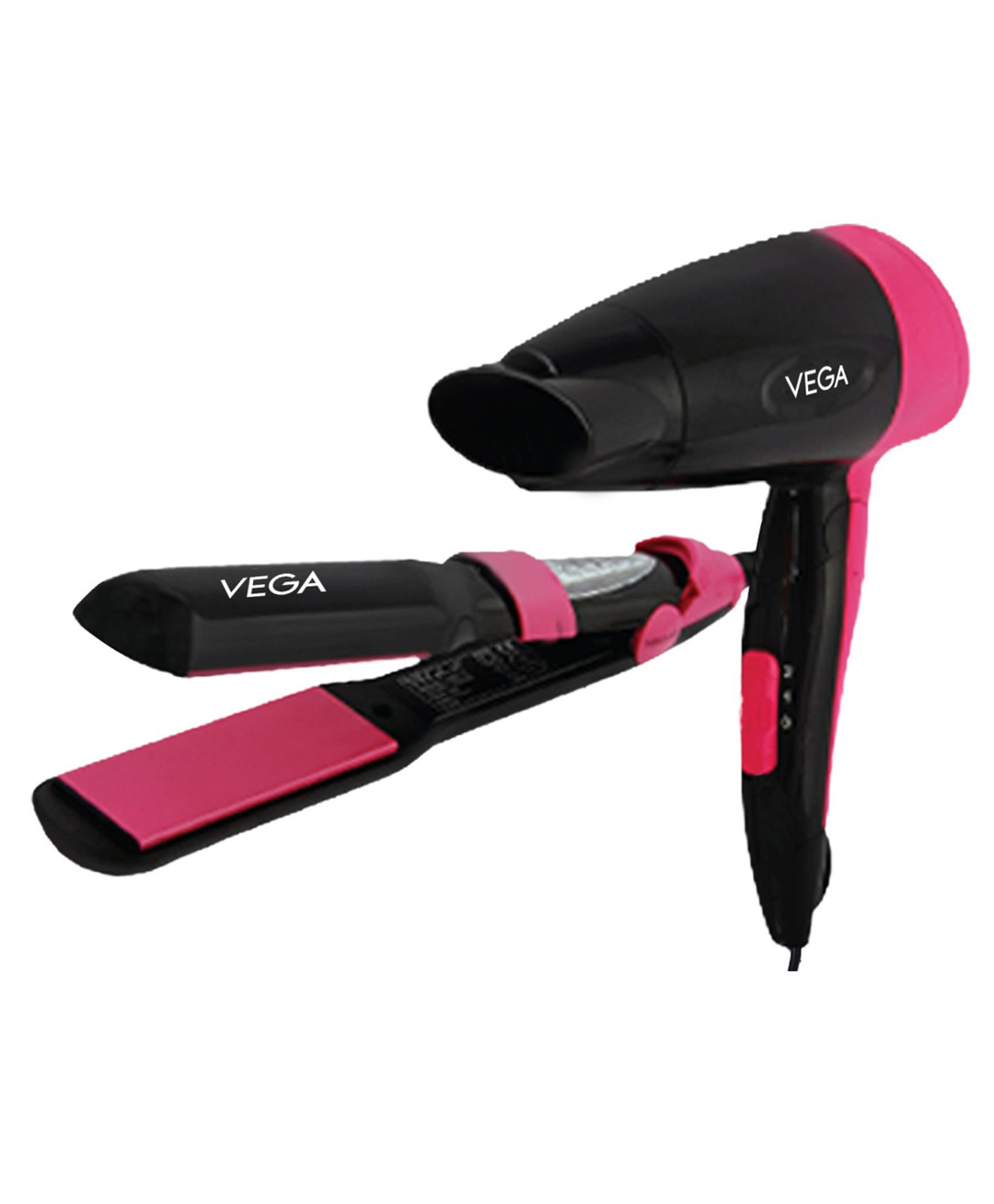 Vega Miss Perfect Styling Hair Dryer & Straightener Set - Black Online in  India, Buy at Best Price from  - 9713630