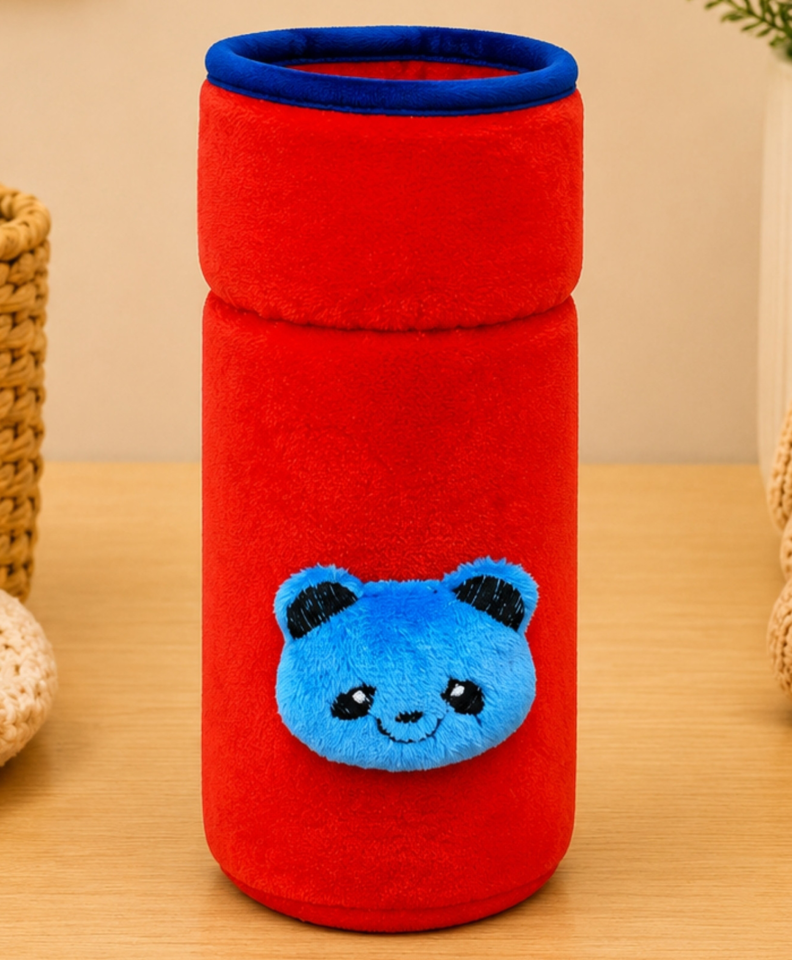 The Little Looker Plush Cotton Bottle Cover Red - Fits 330 ml Bottle-image-34
