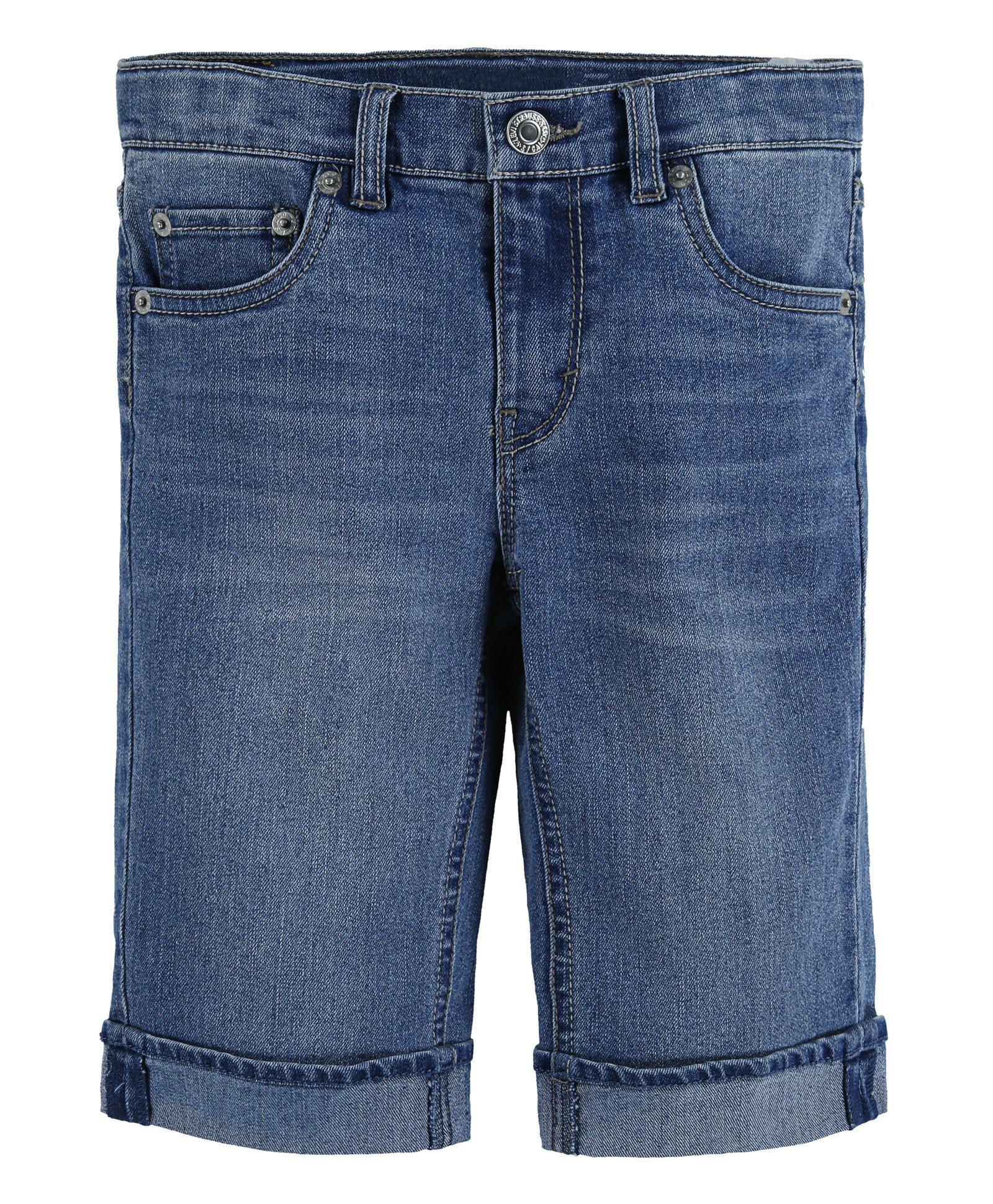Buy Levi's® Stretch Denim Bermuda Shorts - Blue for Girls (4-5 Years)  Online in India, Shop at  - 9726910