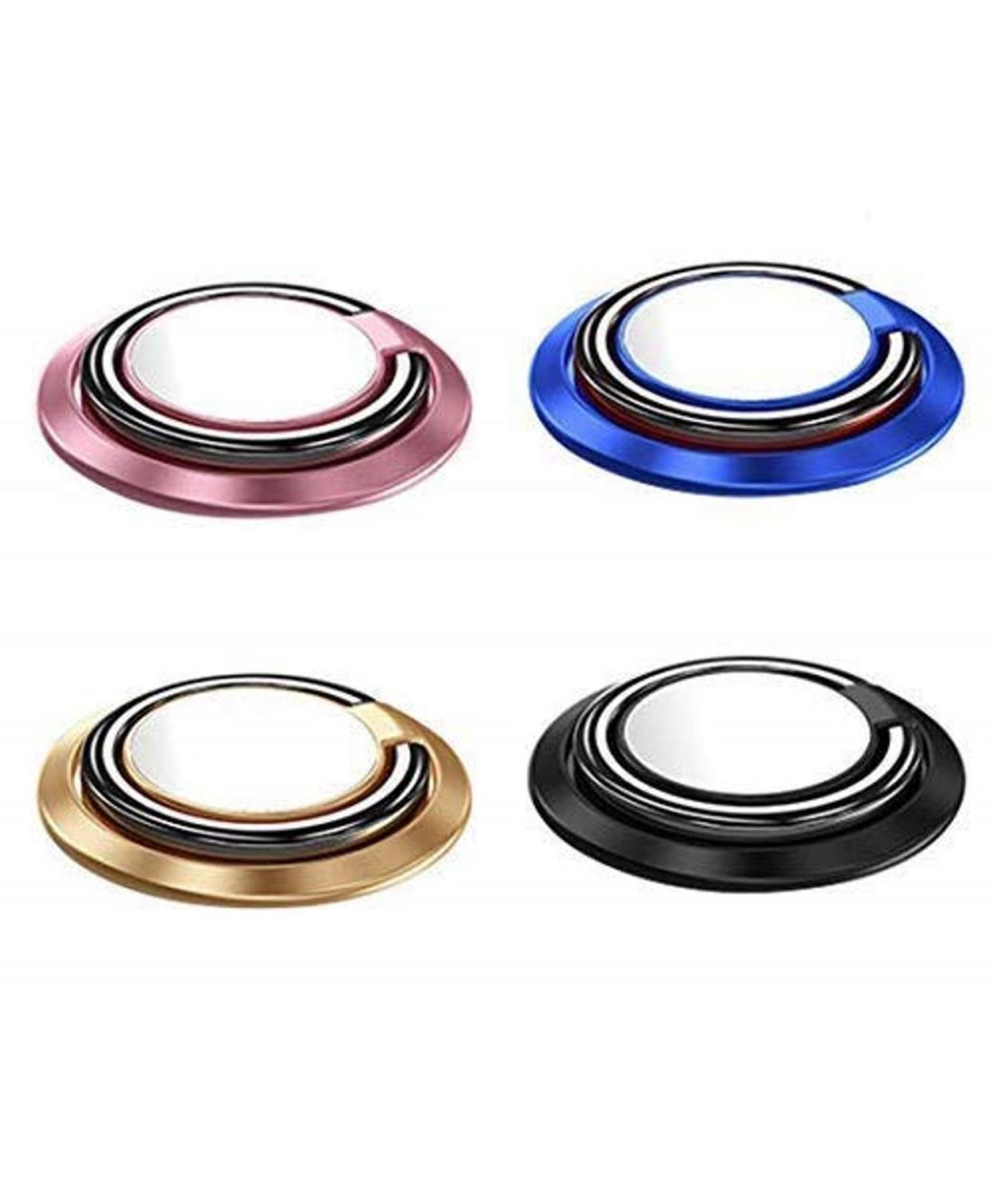 KolorFish Mobile Phone Ring Grip Holder Pack Of 4 - Multicolor-image-18