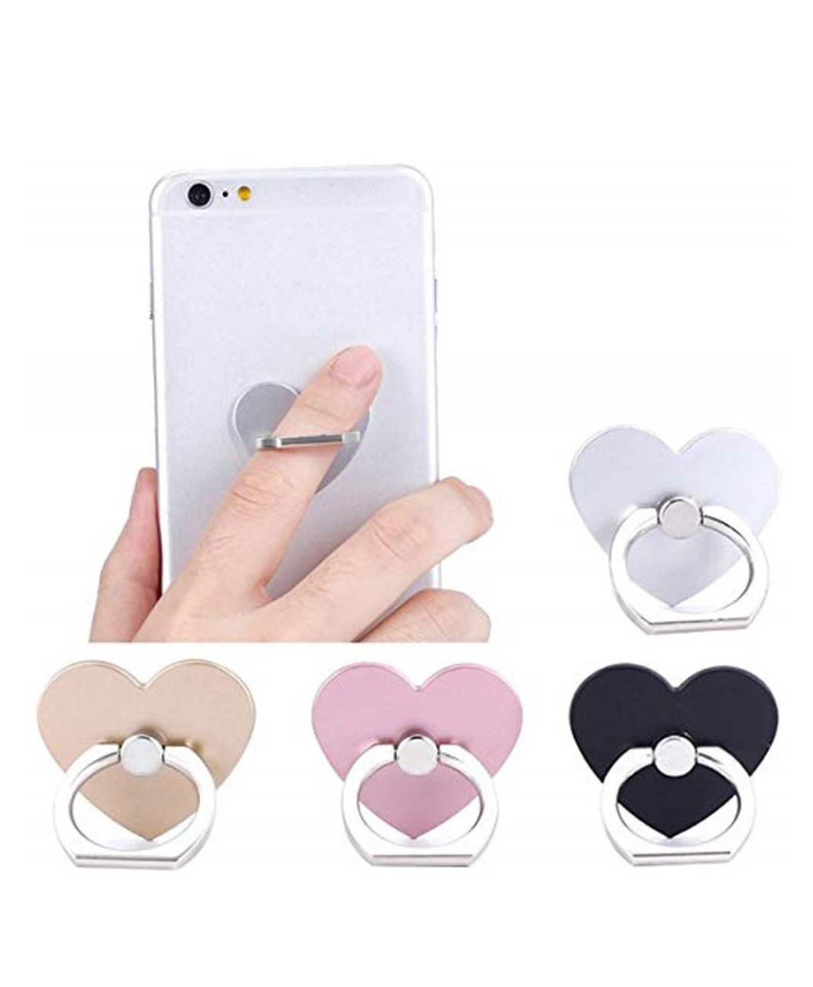 KolorFish Mobile Phone Ring Grip Holder Pack Of 4 - Multicolor-image-19
