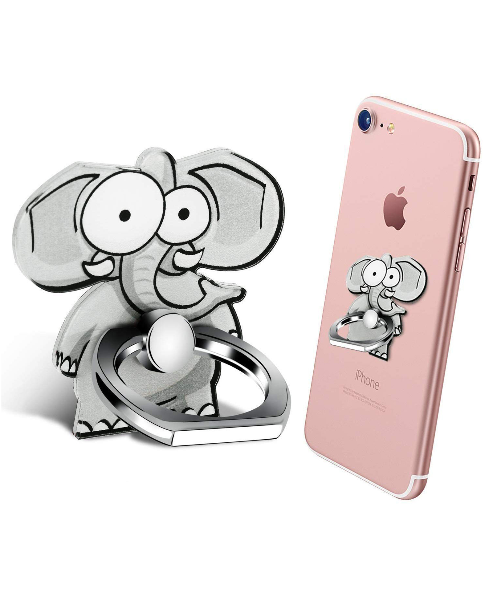 KolorFish Mobile Phone Ring Grip Holder - White-image-49