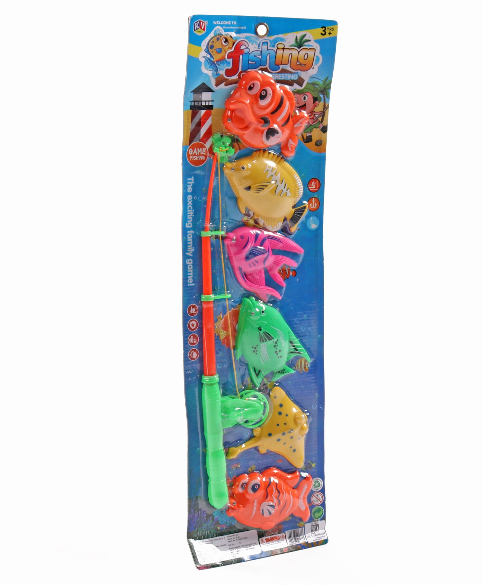 KV Impex Fishing Game with Fishing Rod - Multicolor