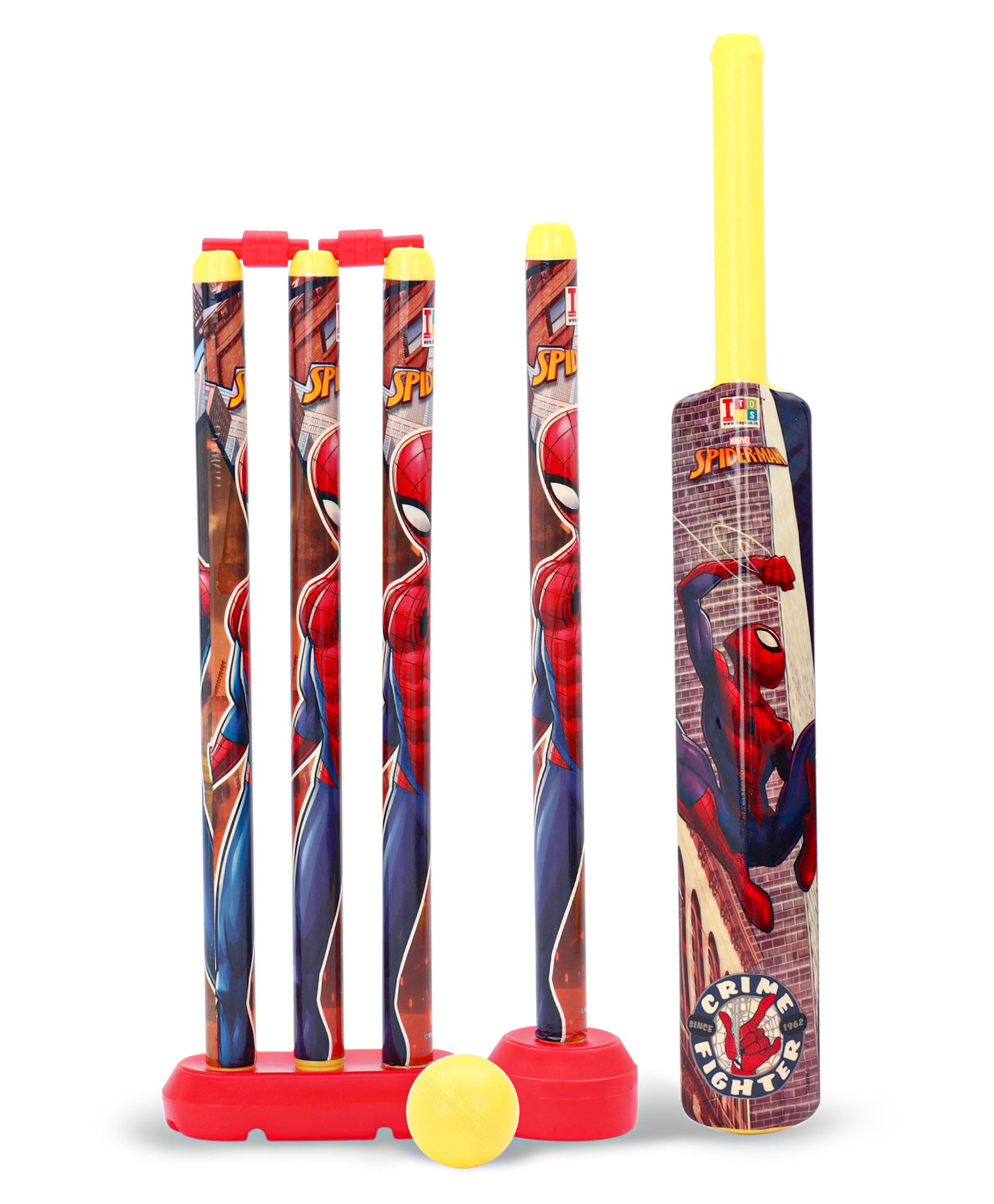 Marvel Spiderman Bat & Ball Set Size 4 - Color May Vary-image-7