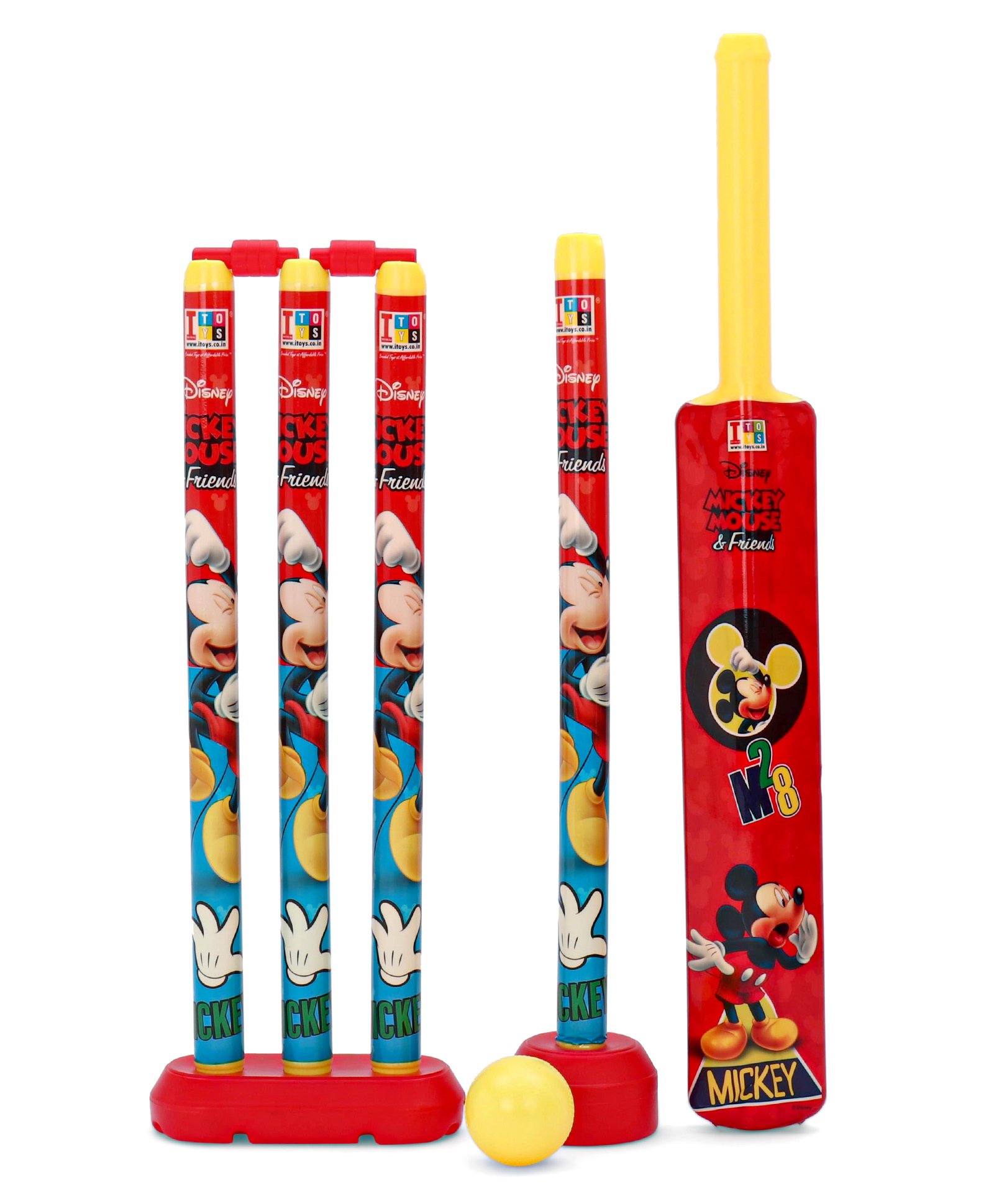 Disney Mickey Mouse T-20 Cricket Set with Bat Size 4 (Color & Print May Vary)-image-17