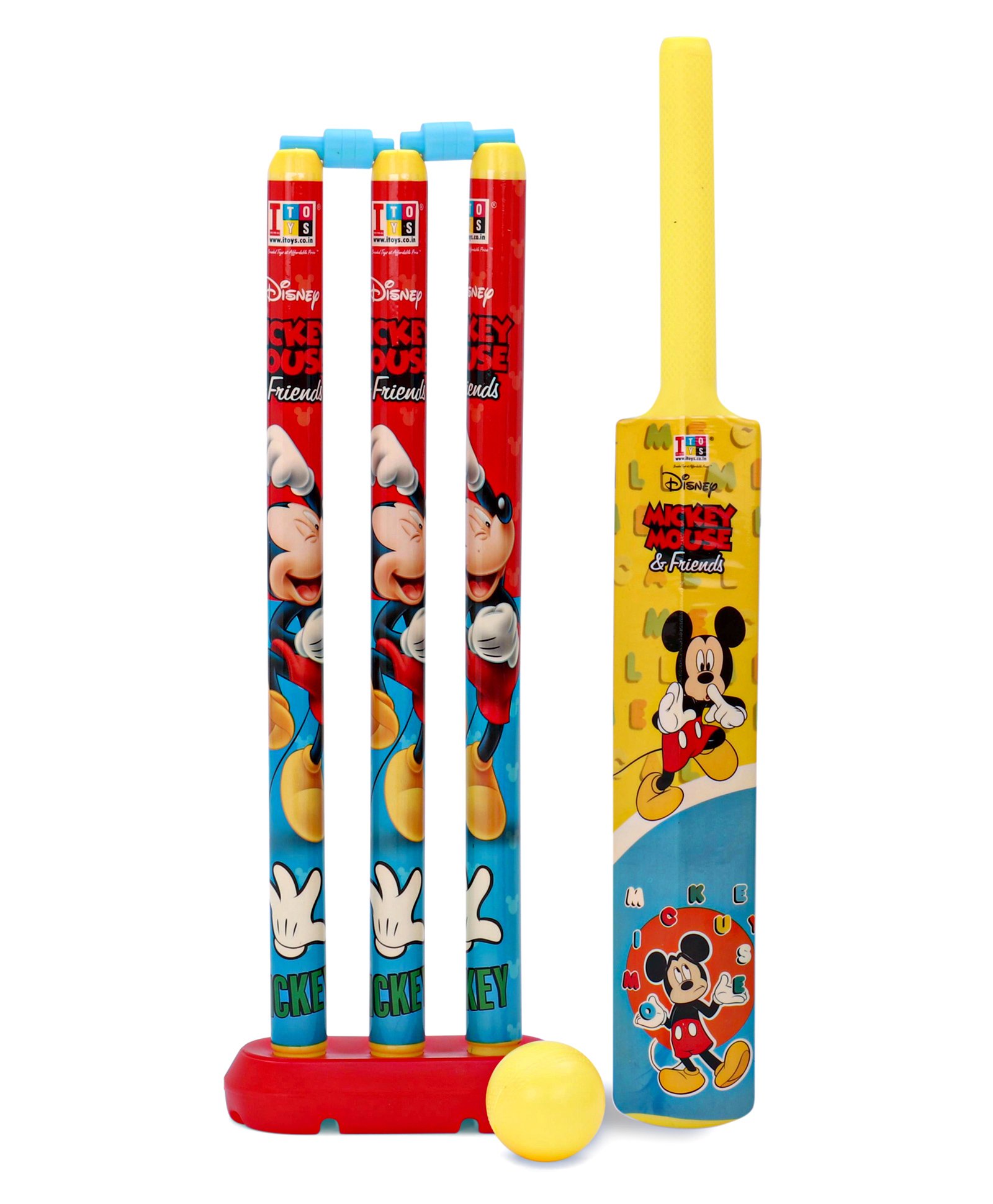 Disney Mickey Mouse Cricket Set with Bat Size 3 - Multicolor-image-45