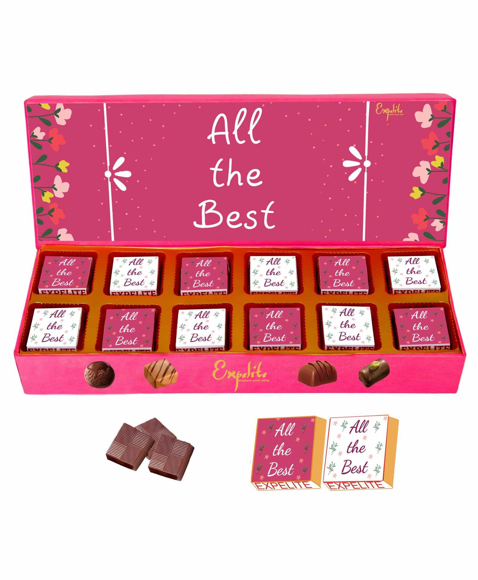 Expelite Best Wishes Chocolate Gift Box - 200gm-picture-20