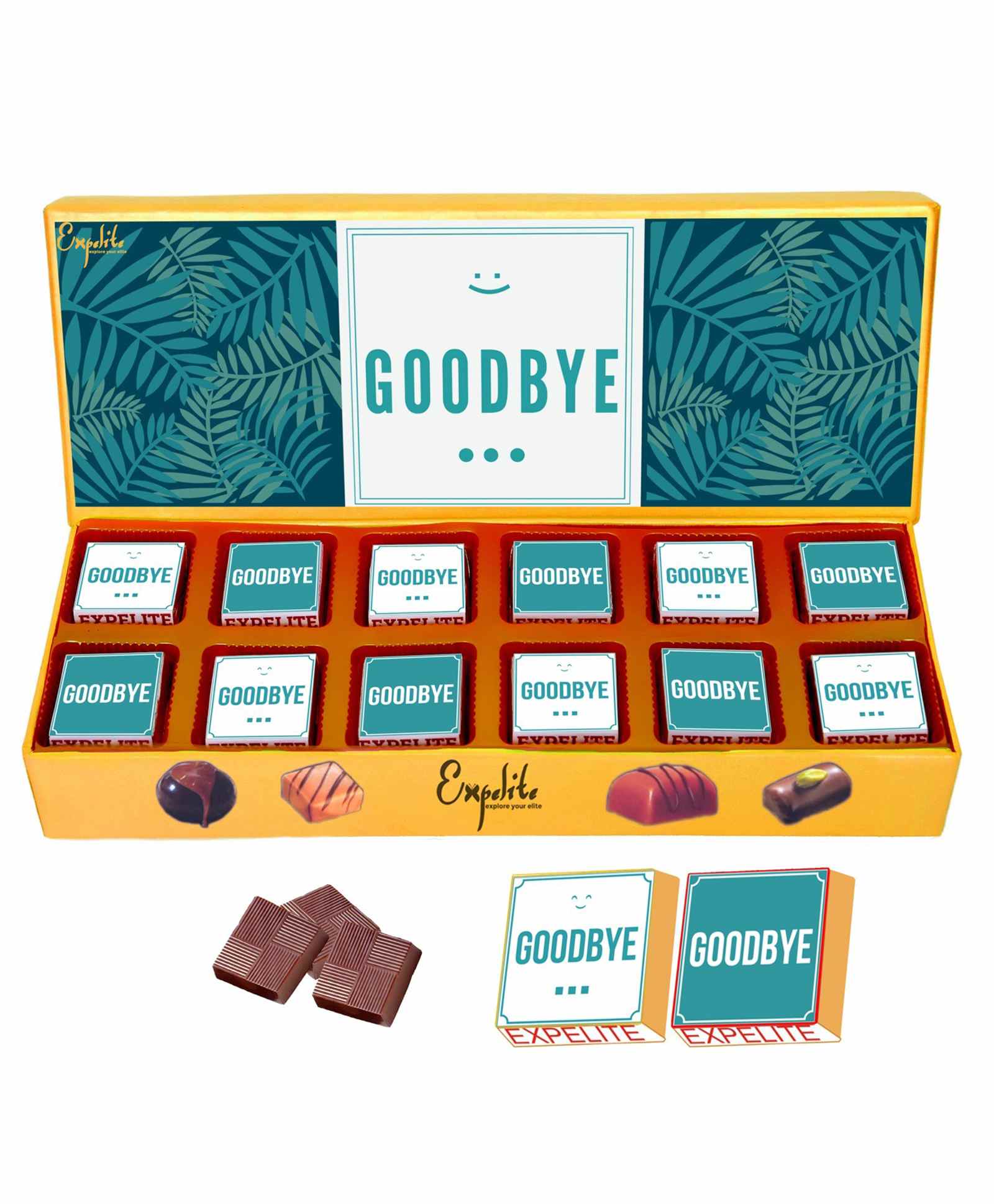 Expelite Goodbye Chocolate Gift Box - 200 gm-image-34