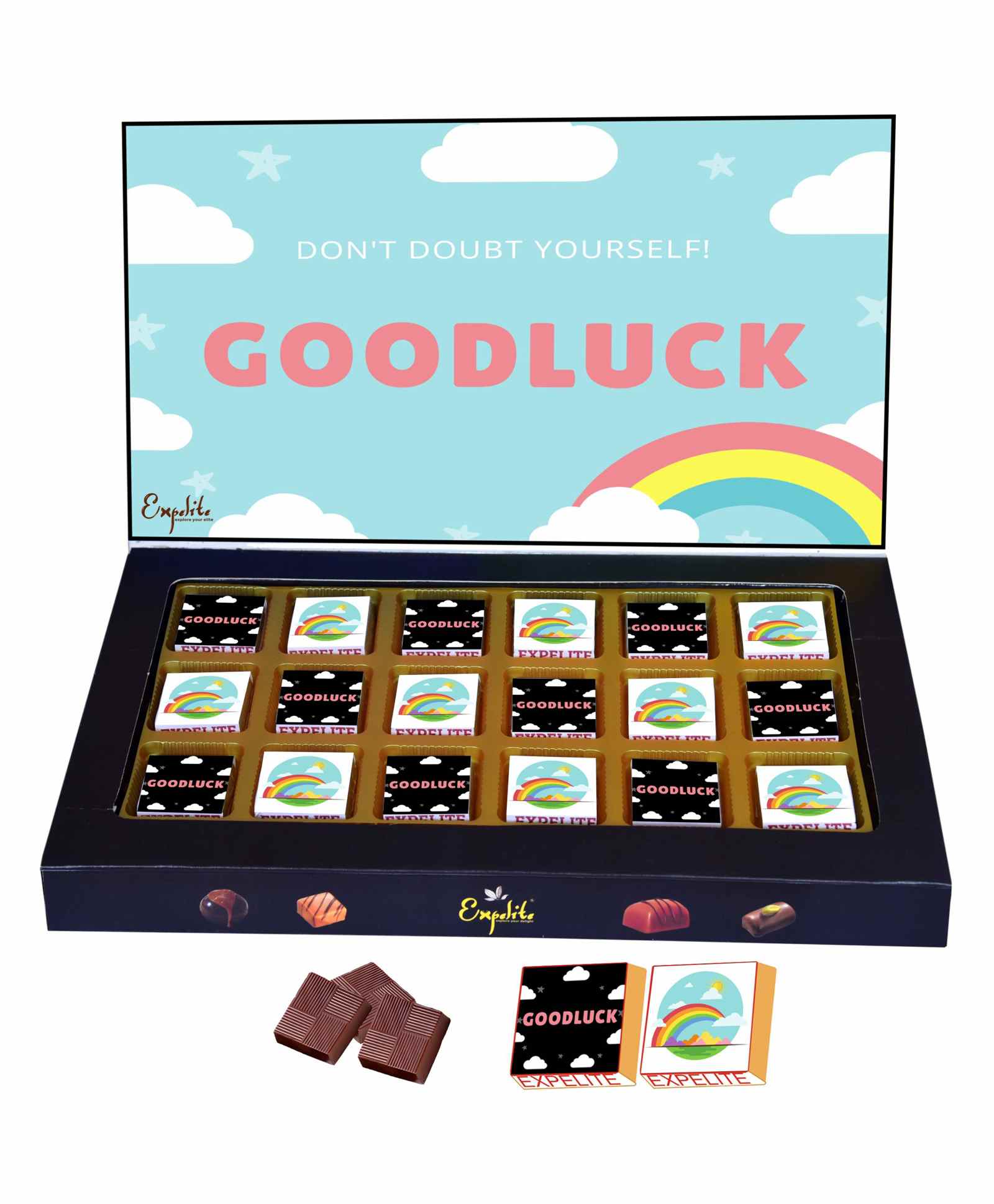 Expelite Good Luck Chocolate Gifts Box - 300 gm-image-30