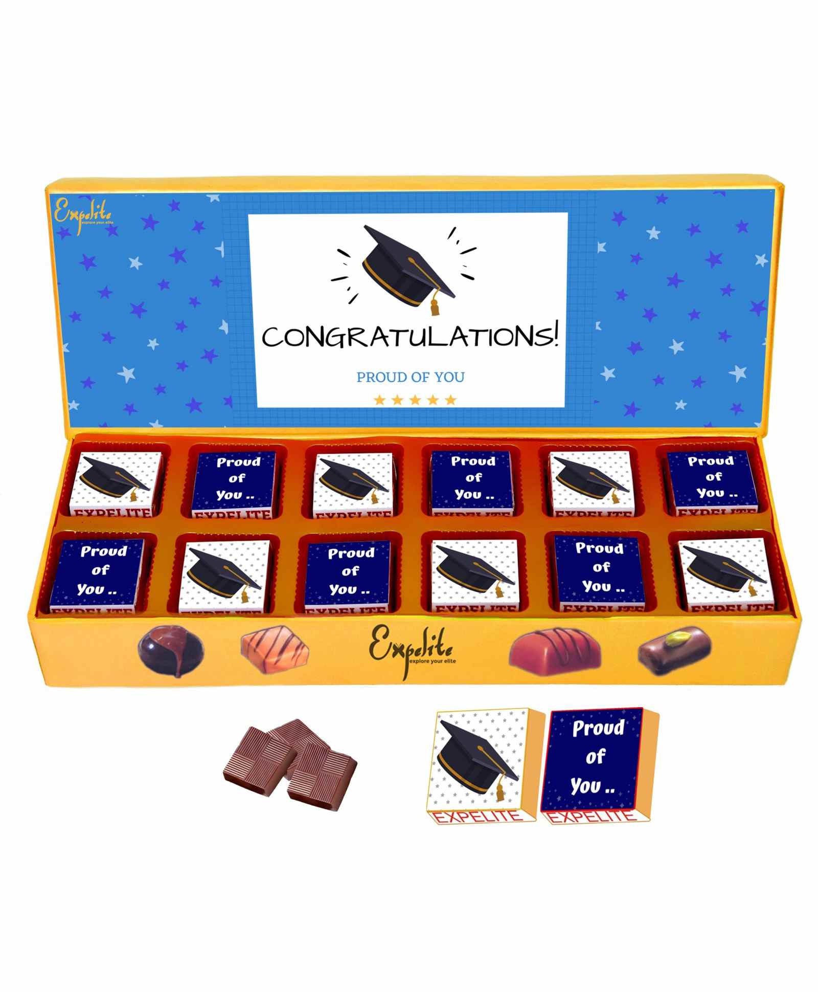 Expelite Proud Of you Chocolate Gift box - 200 gm-image-5