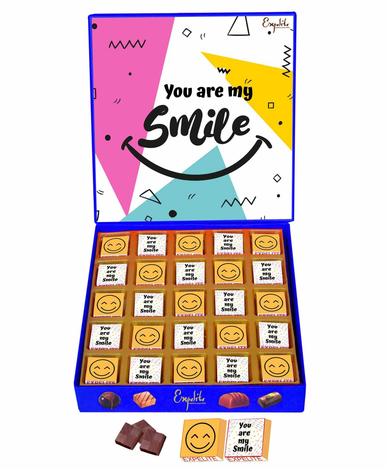 Expelite You Are My Smile Chocolates Gifts - 400 gm-image-29