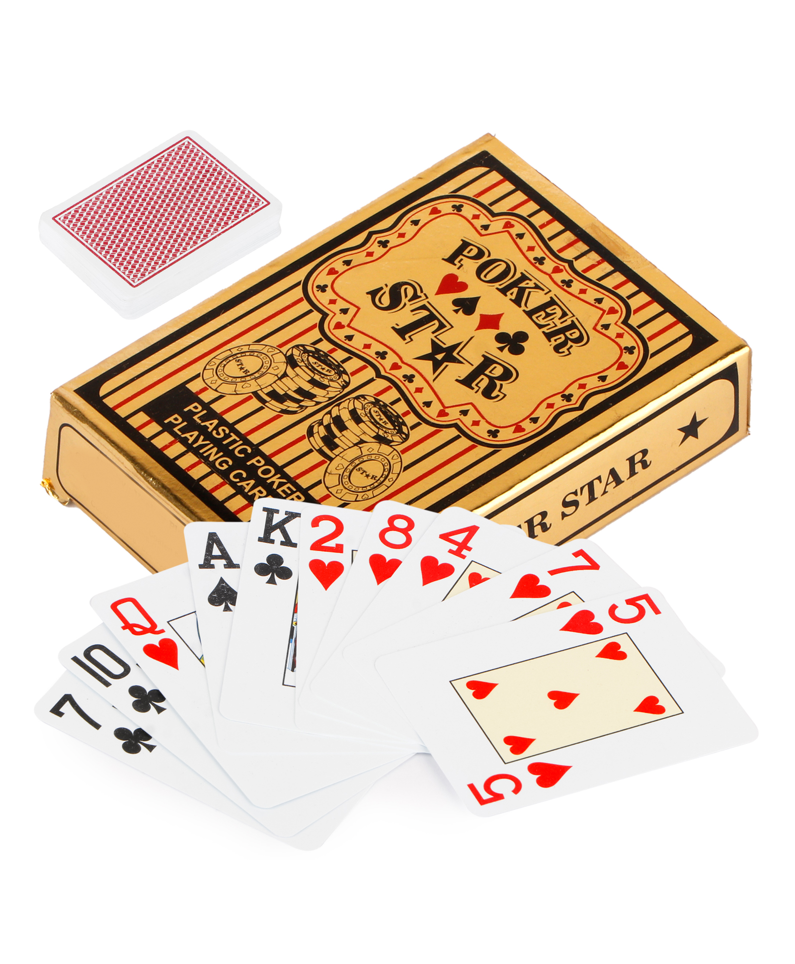 Fiddlerz Poker Standard Playing Cards Set - Multicolor-image-1