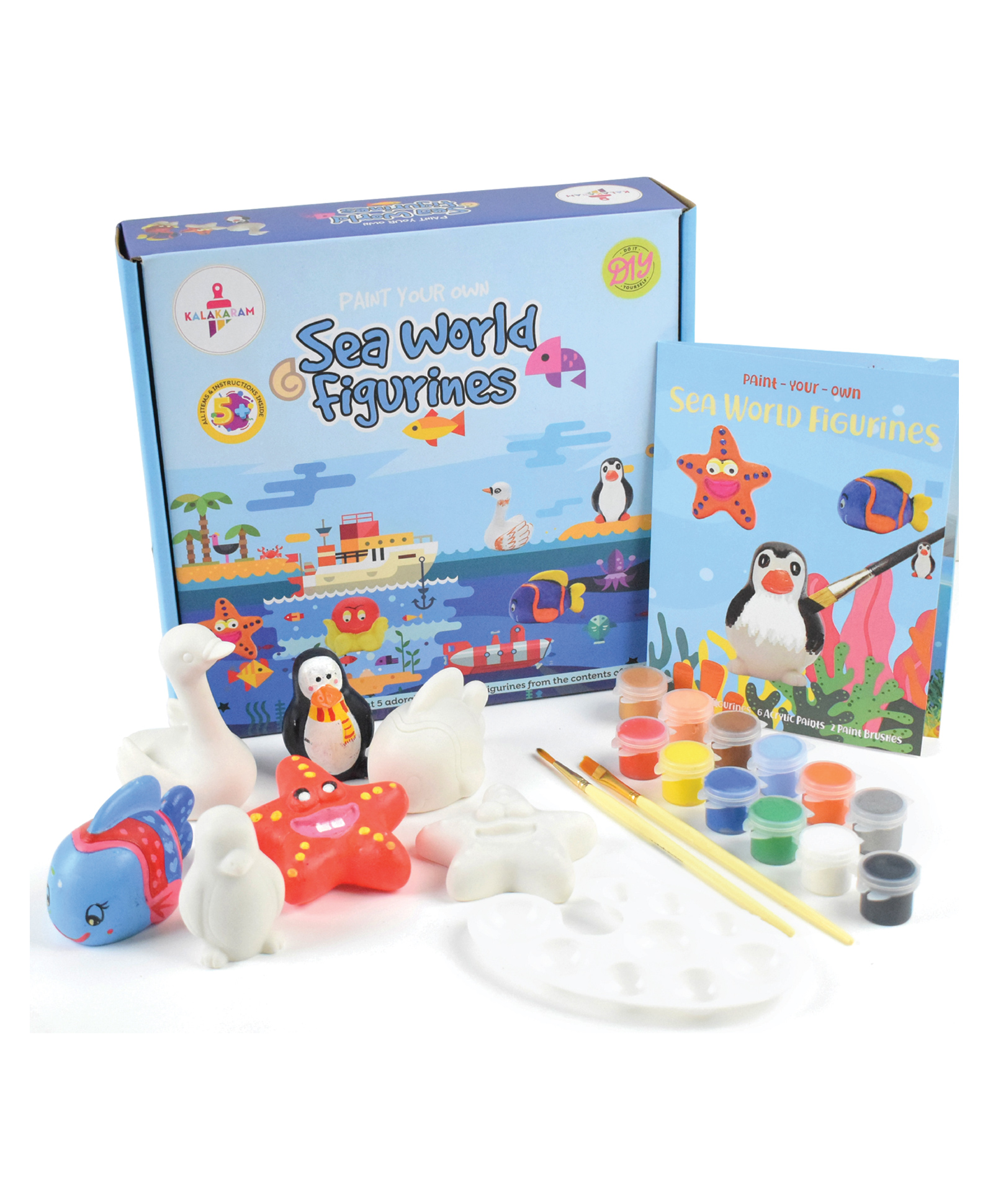 Kalakaram Paint Your Own Figurines Craft Kit - Multicolour-picture-22