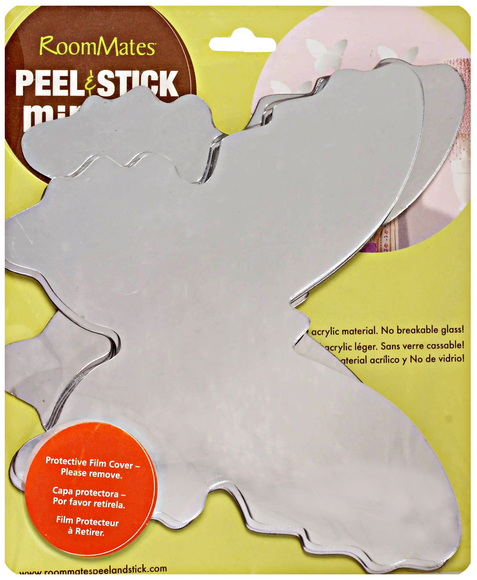 RoomMates Peel and Stick Mirrors Wall Stickers - Butterfly-image-4