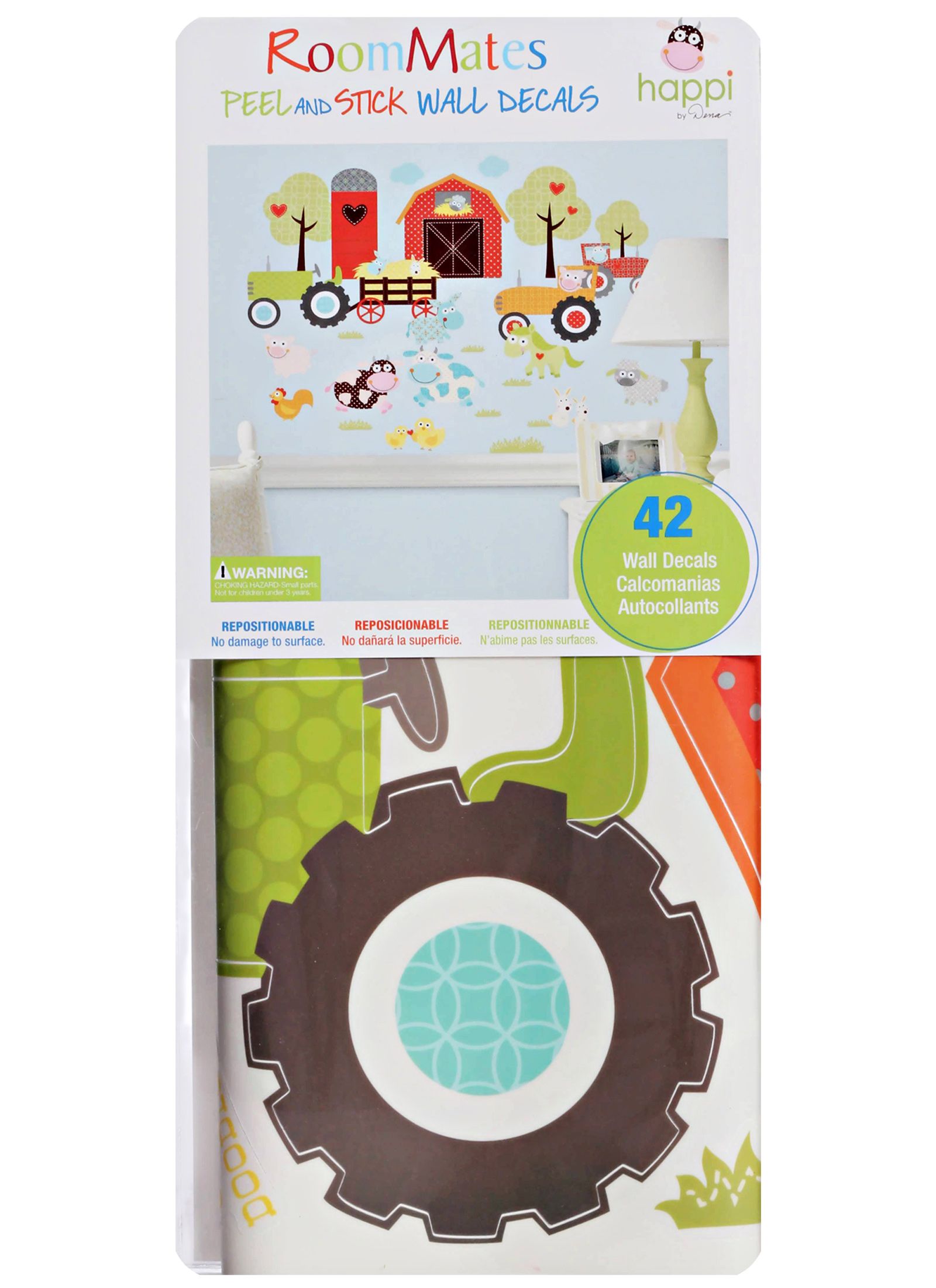 roommates Peel And Stick Walls Decals - House & Wheels-picture-21