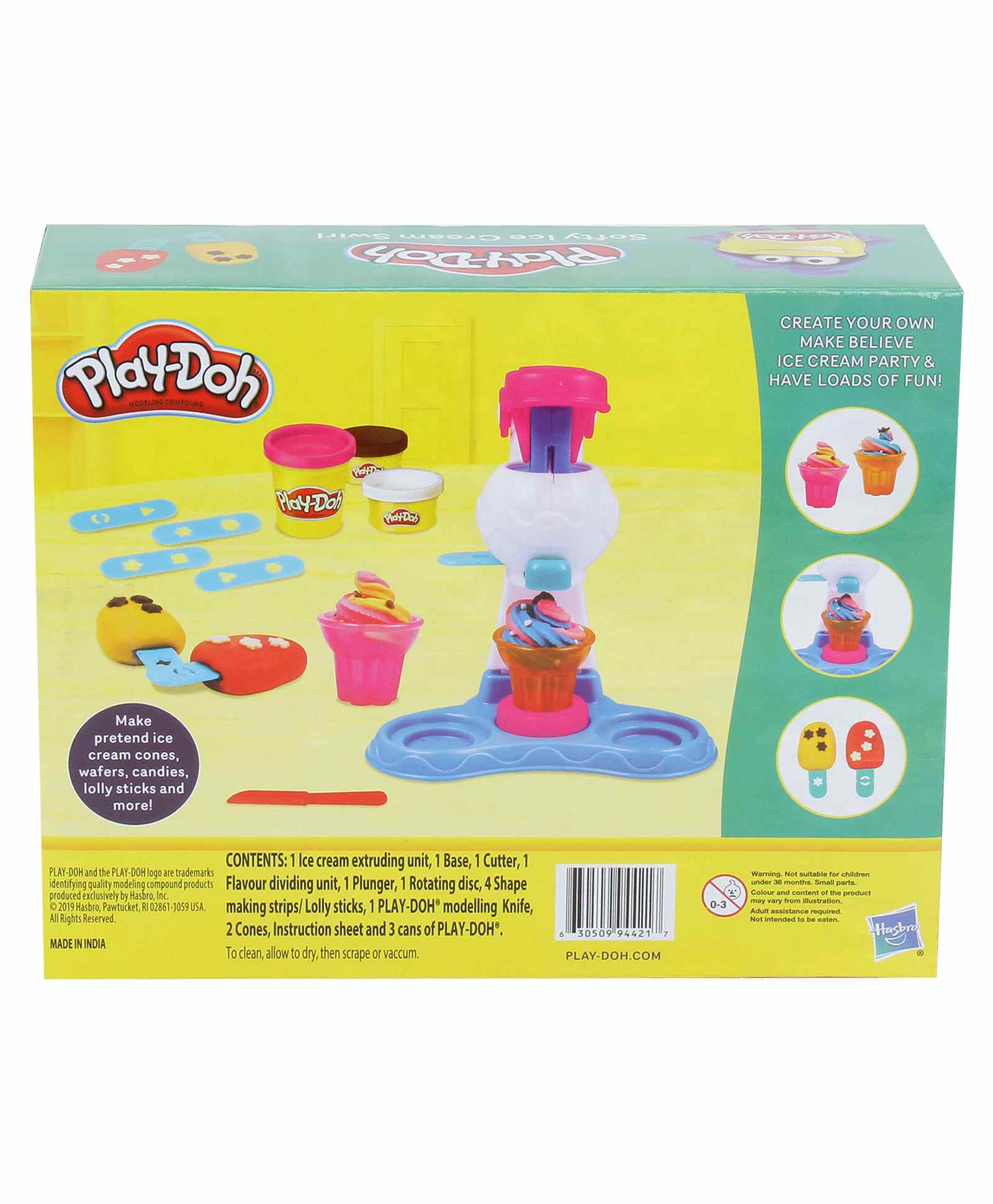 play doh softy ice cream swirl