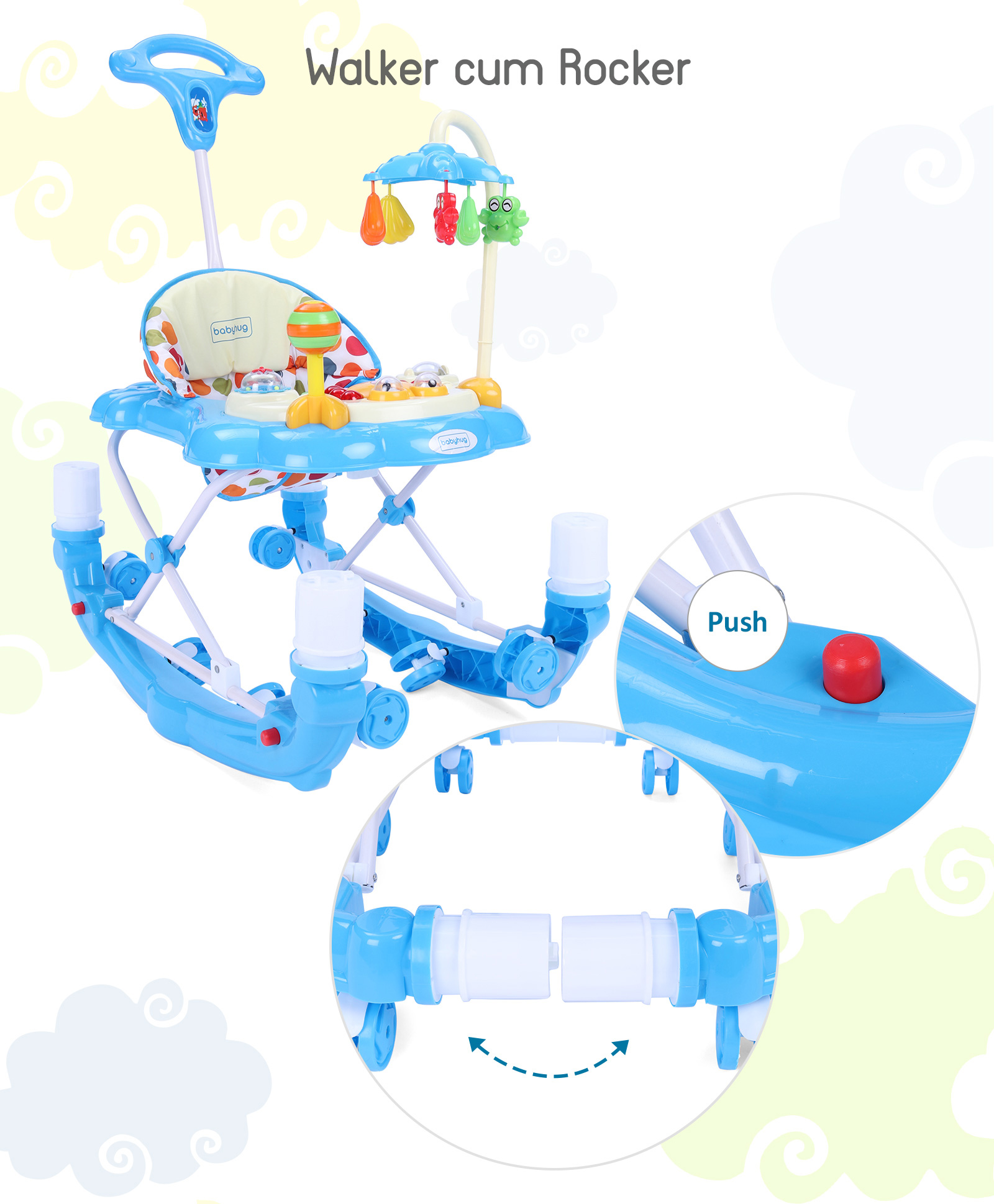 firstcry babyhug walker