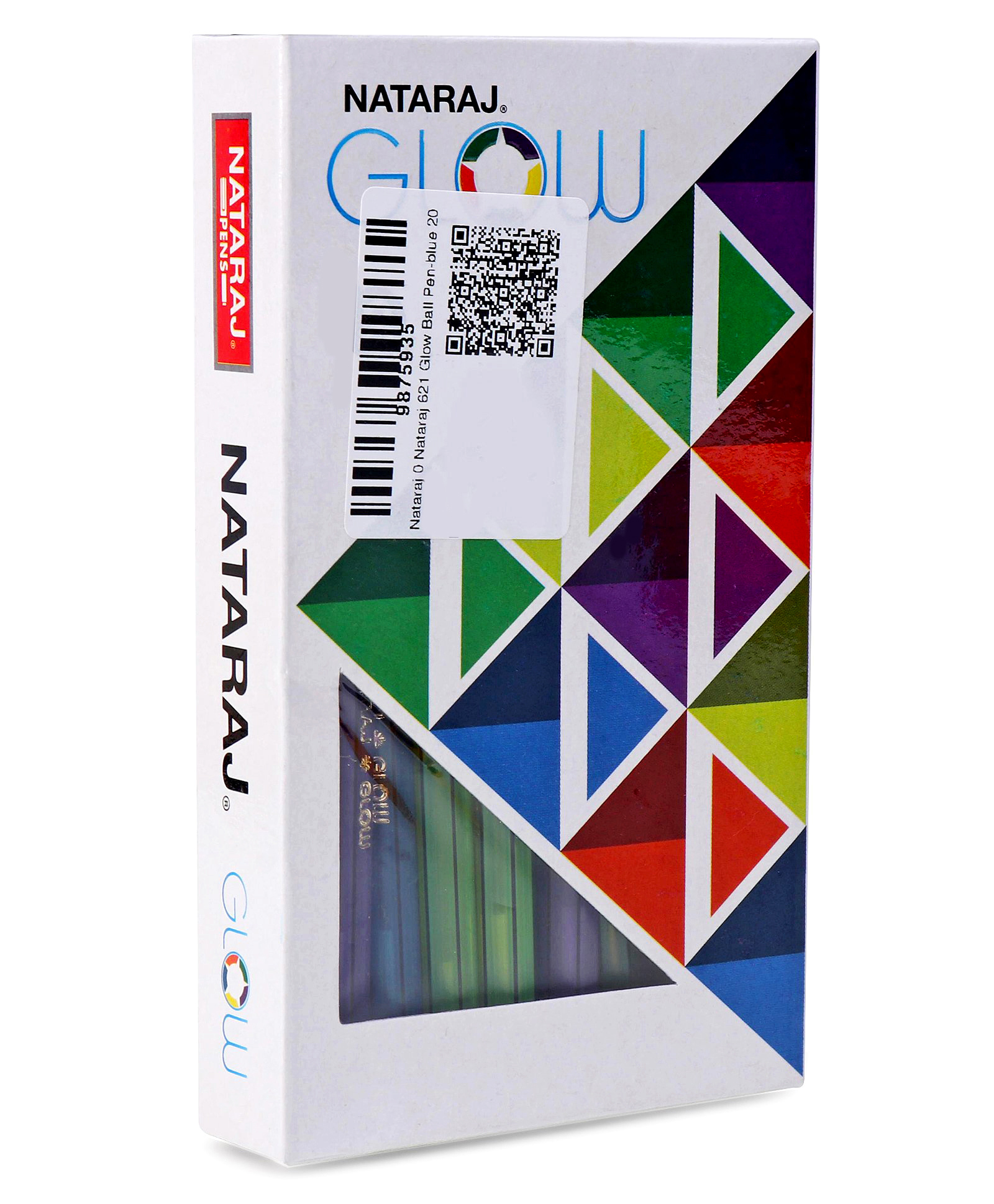 Nataraj 621 Glow Ball Blue Pen Pack of 20 - Multicolor-image-41